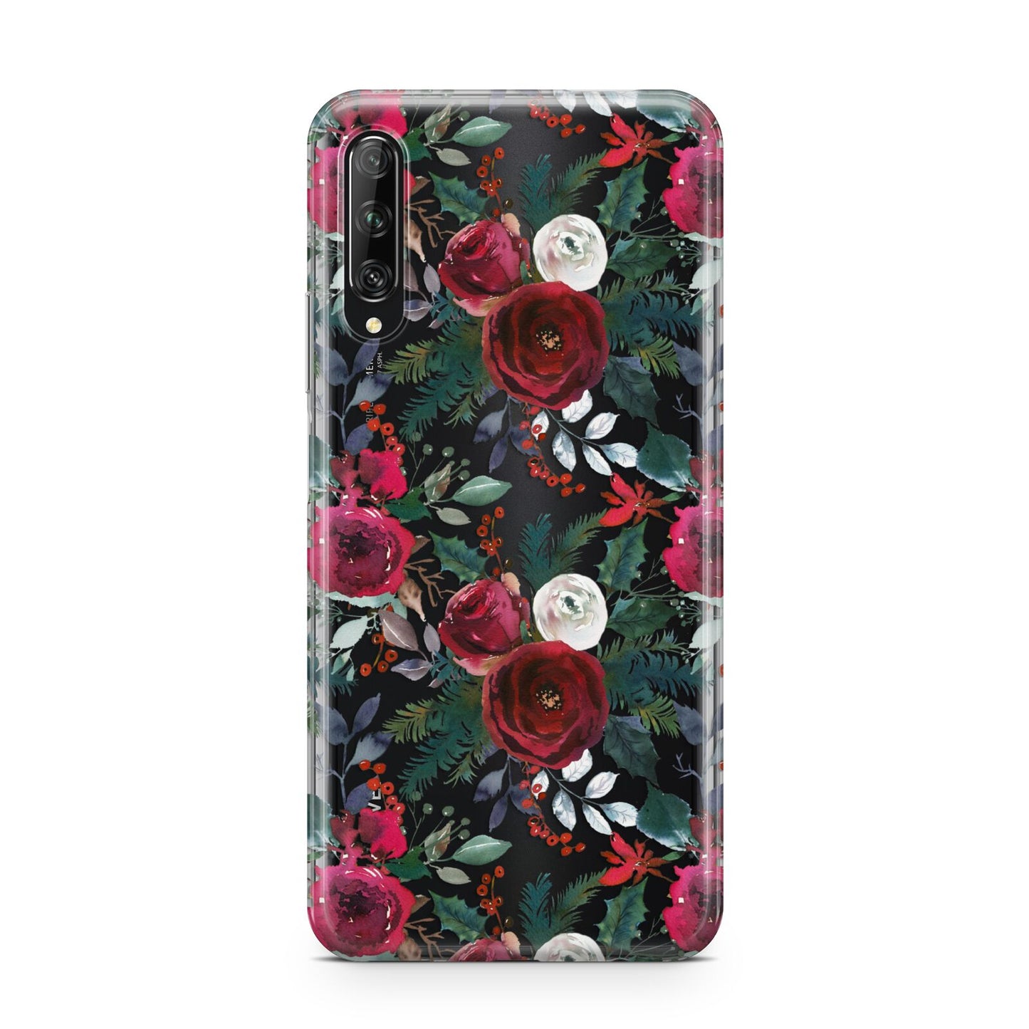 Christmas Floral Pattern Huawei P Smart Pro 2019