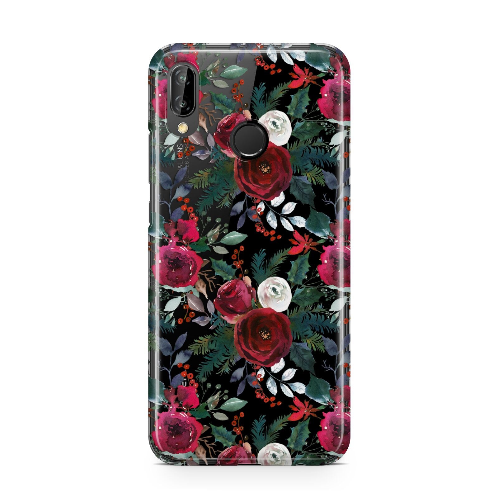 Christmas Floral Pattern Huawei P20 Lite Phone Case