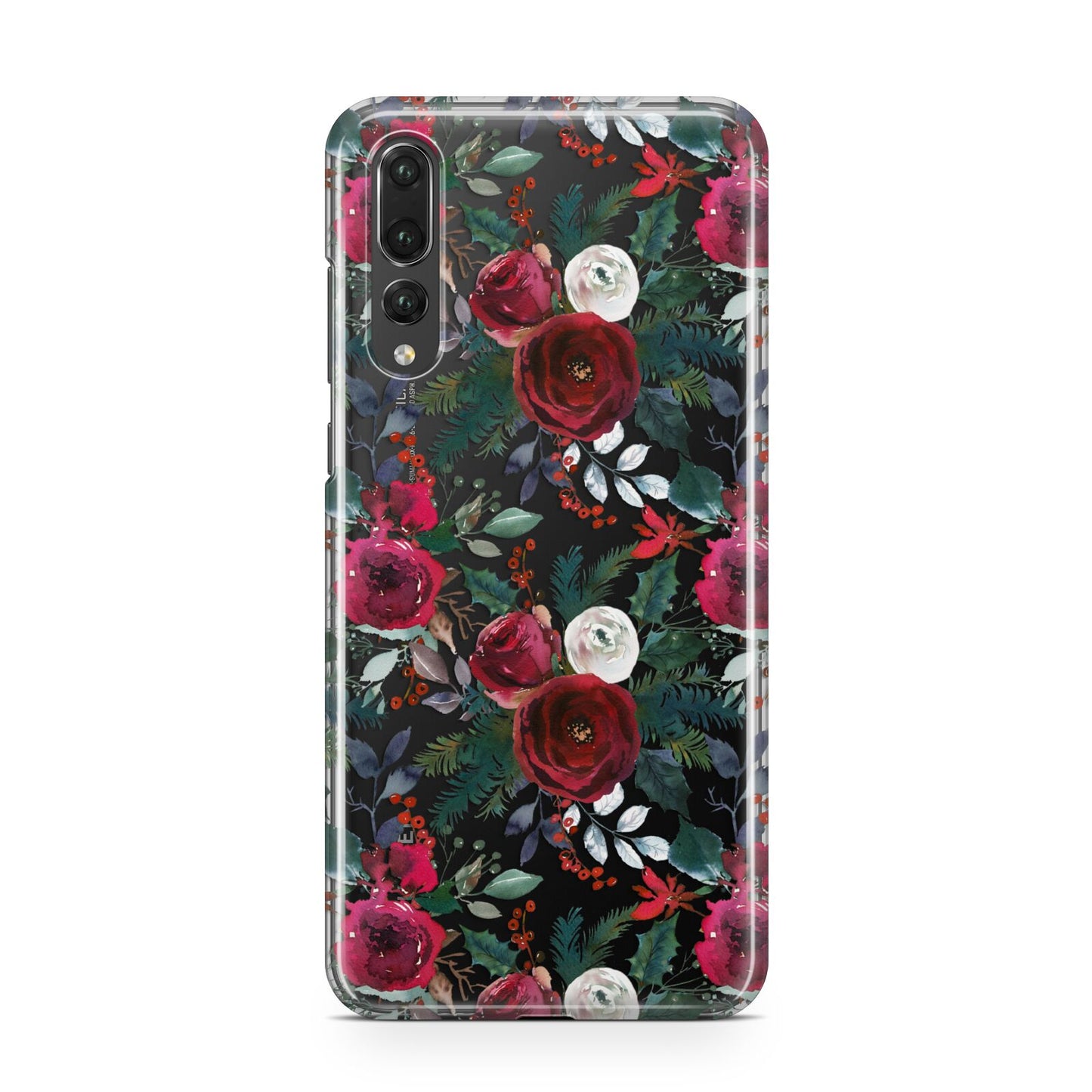 Christmas Floral Pattern Huawei P20 Pro Phone Case