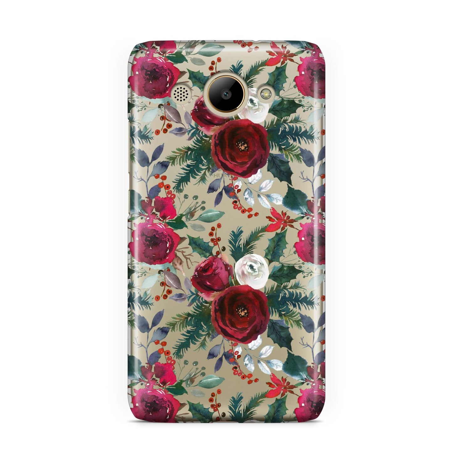 Christmas Floral Pattern Huawei Y3 2017