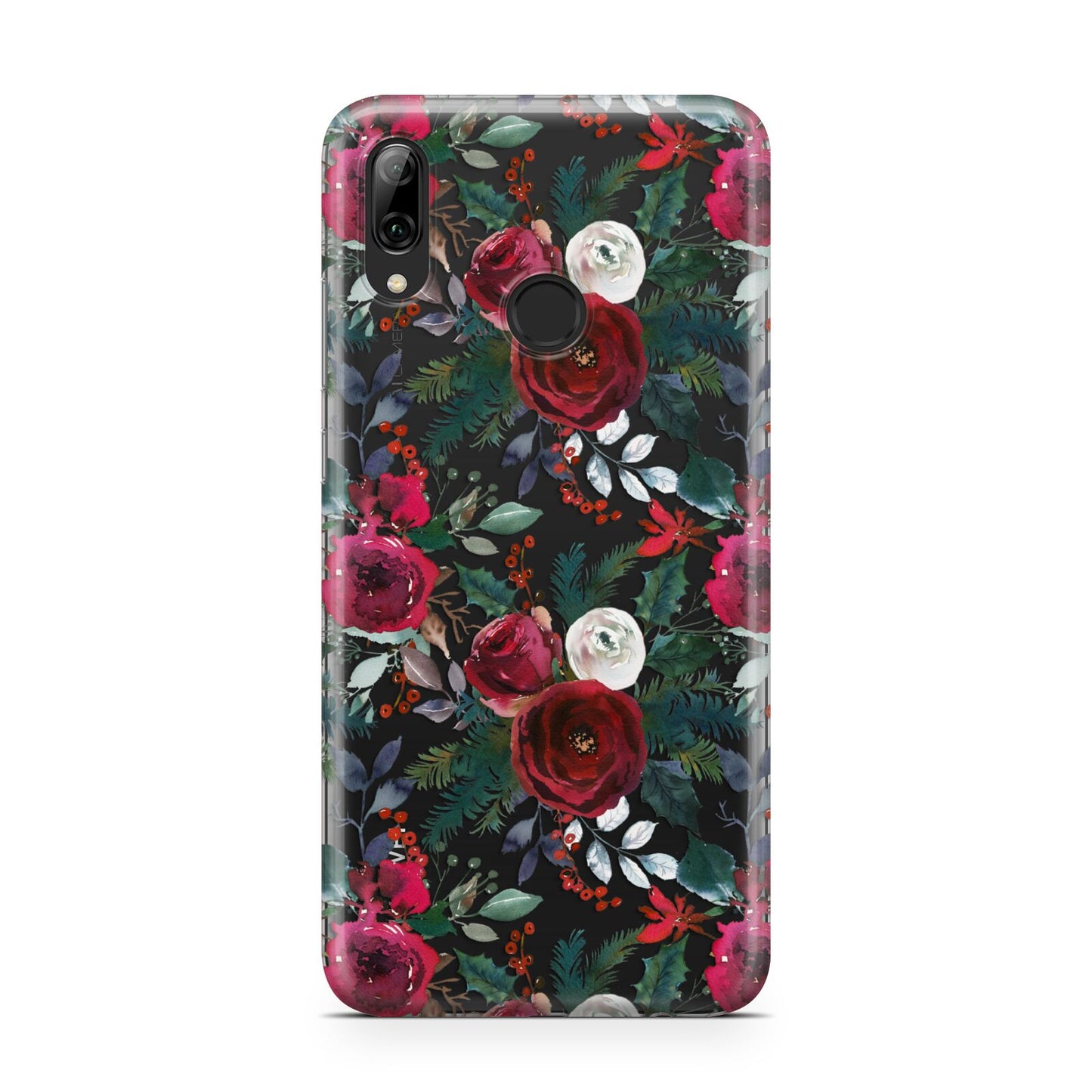 Christmas Floral Pattern Huawei Y7 2019