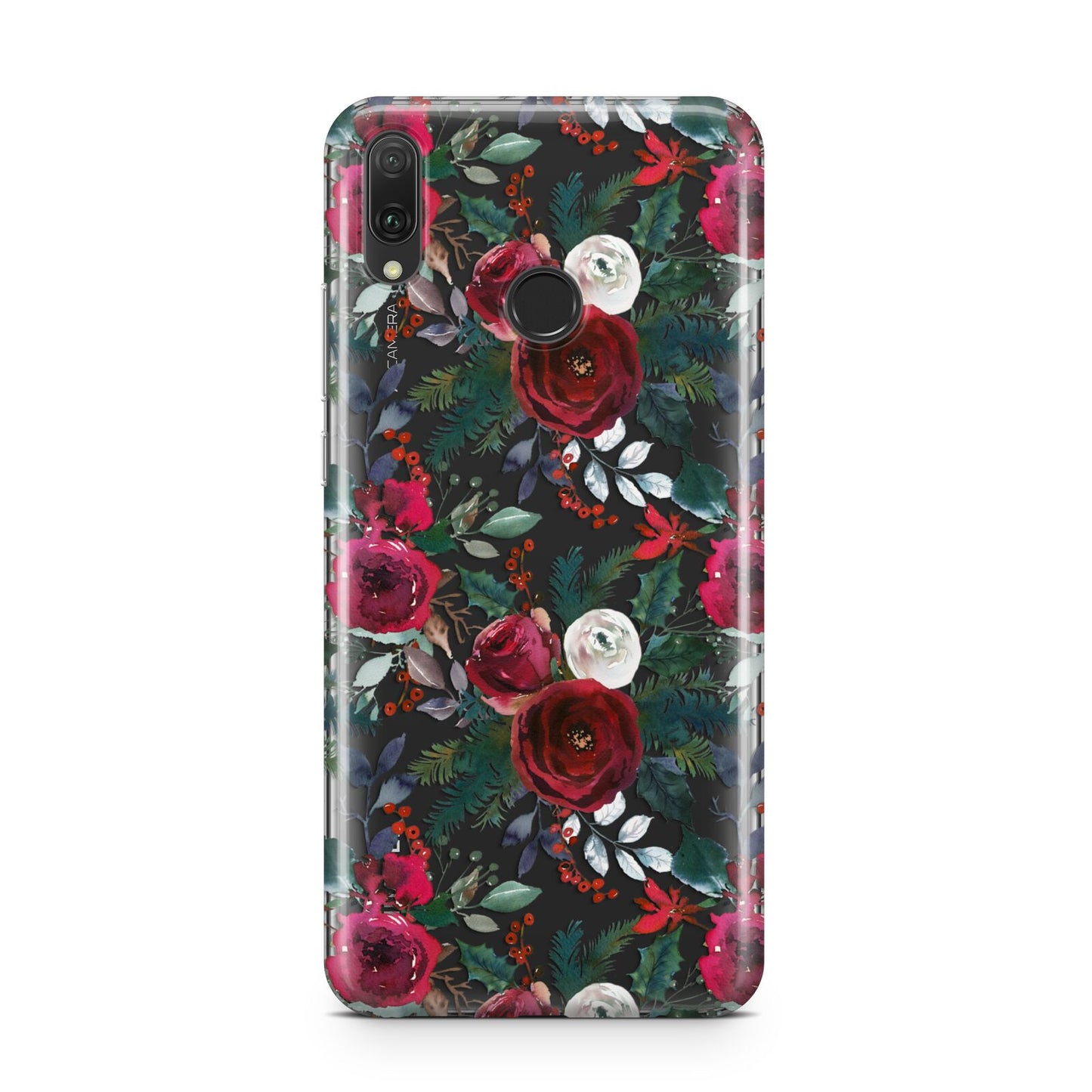 Christmas Floral Pattern Huawei Y9 2019