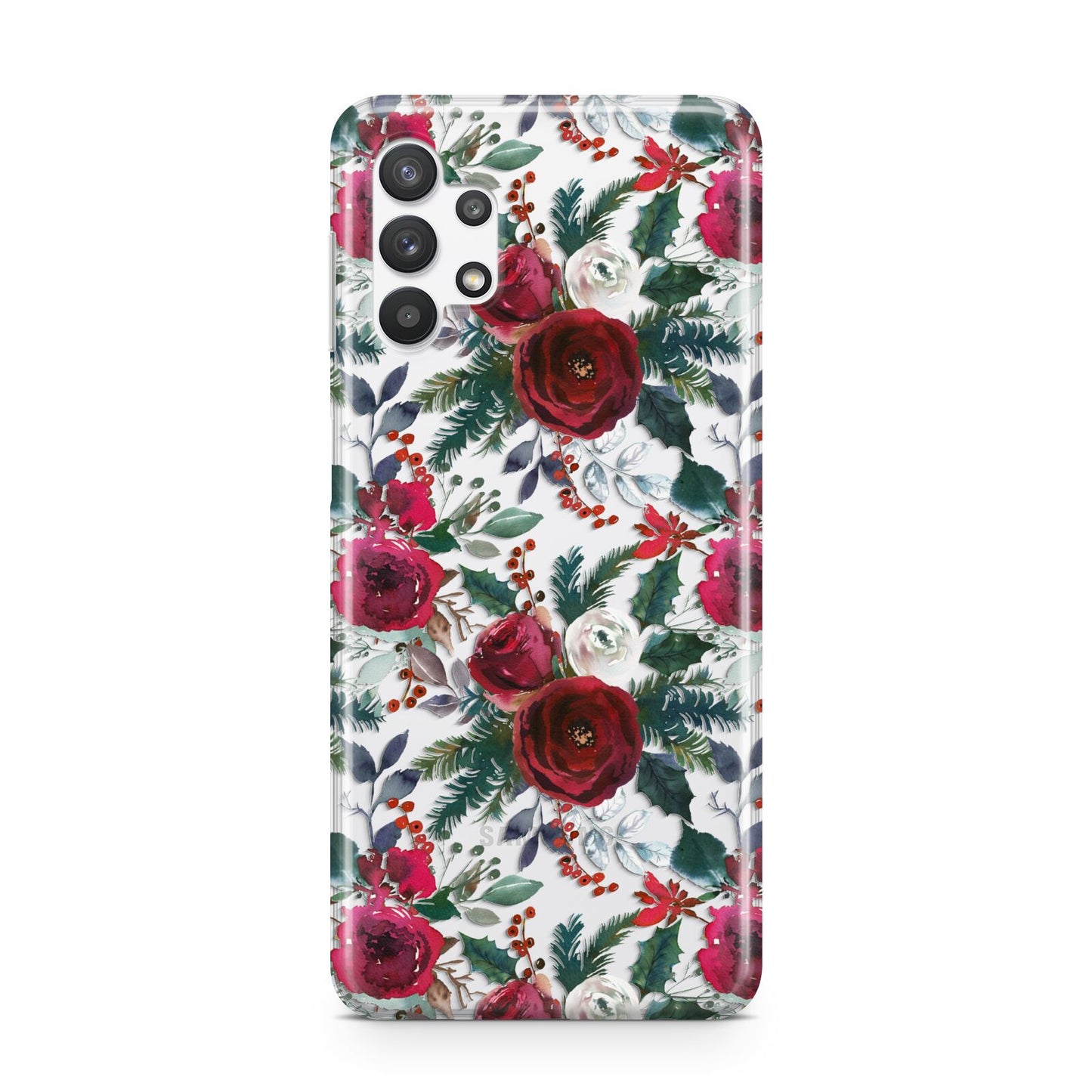 Christmas Floral Pattern Samsung A32 5G Case