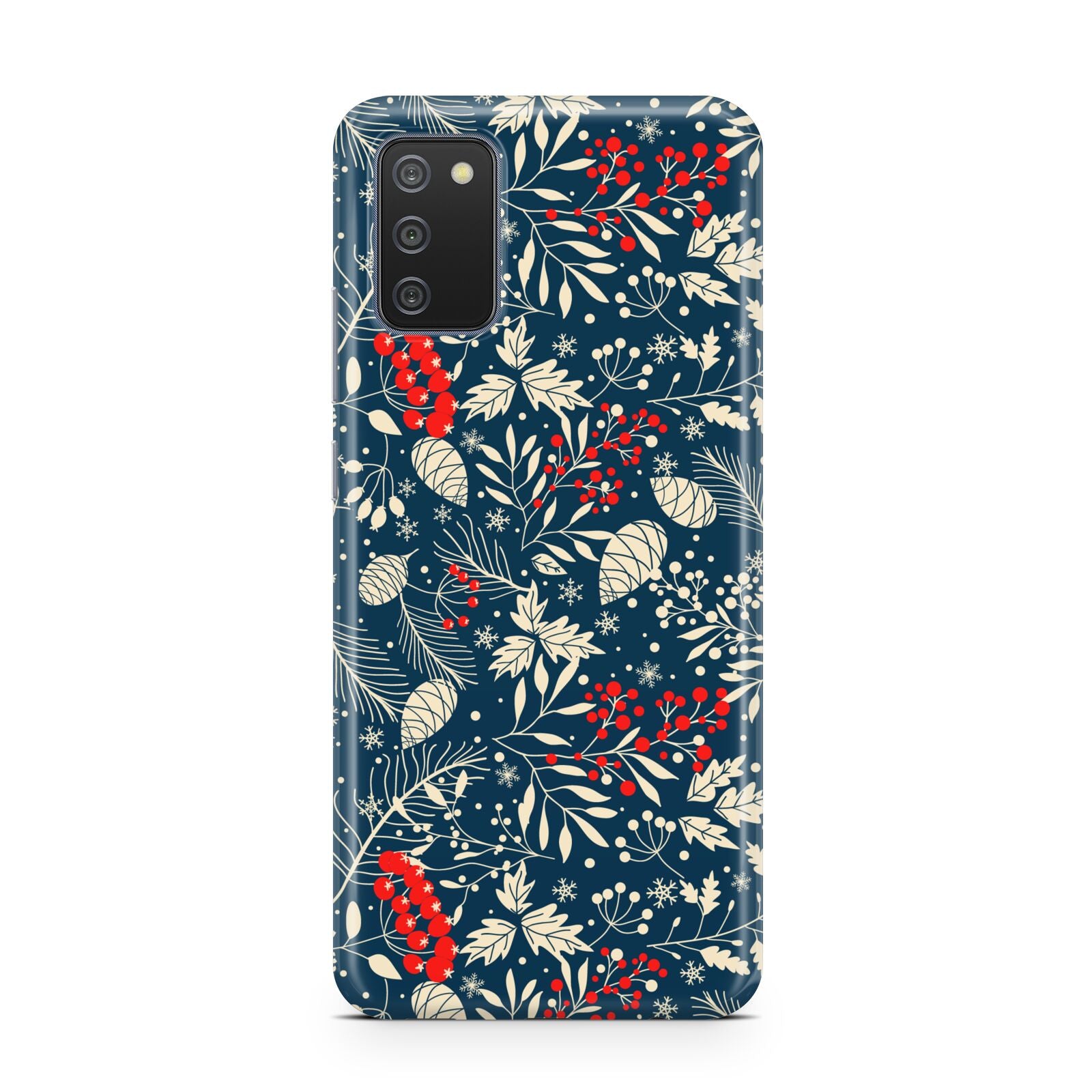 Christmas Floral Samsung A02s Case