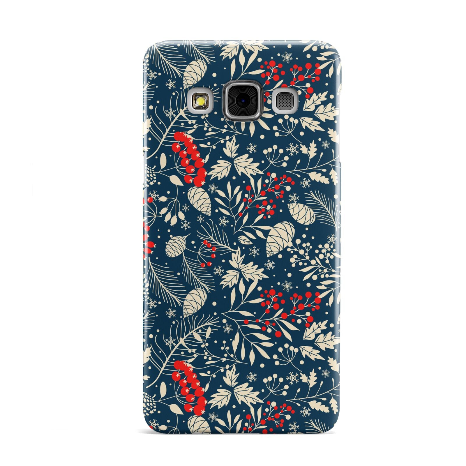 Christmas Floral Samsung Galaxy A3 Case