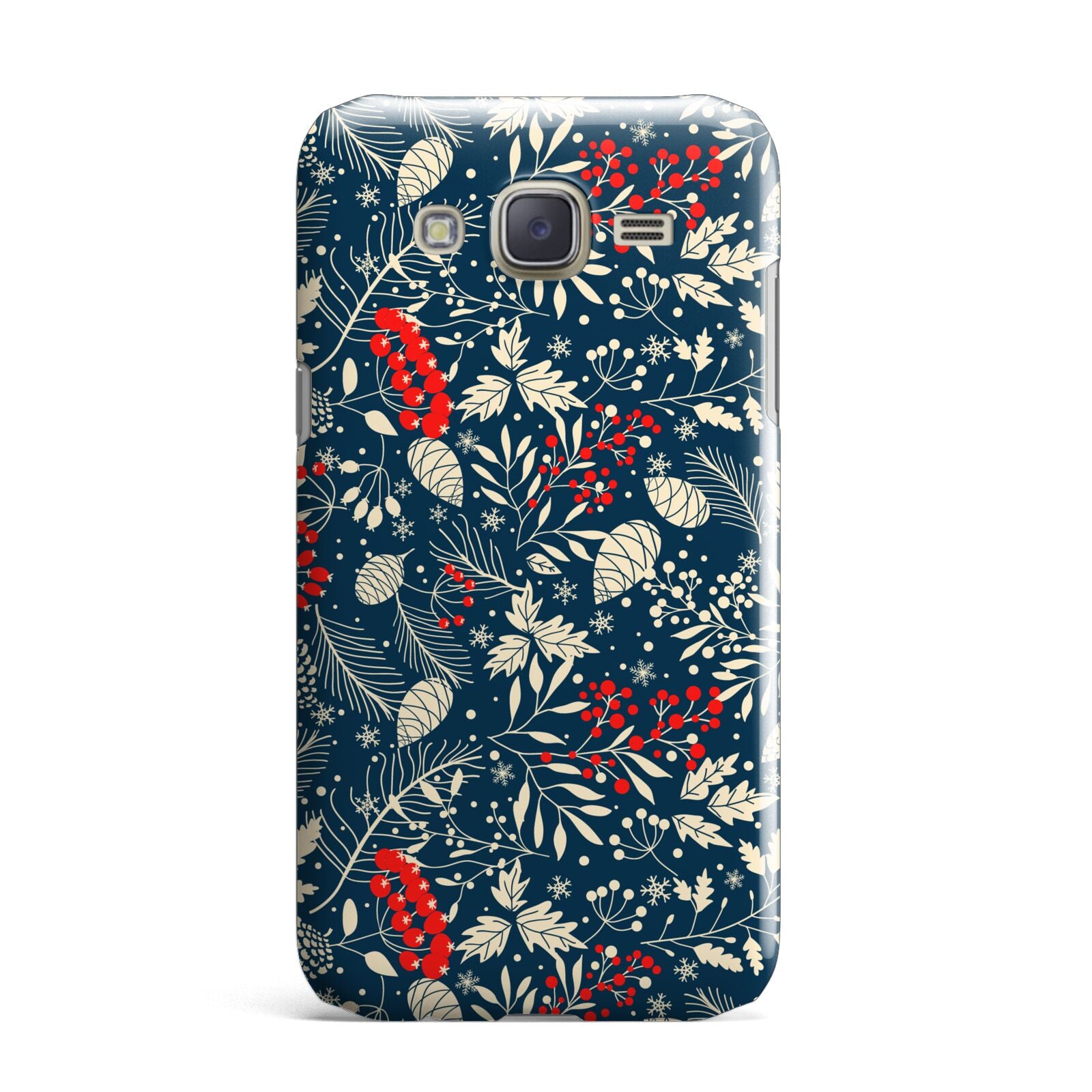 Christmas Floral Samsung Galaxy J7 Case