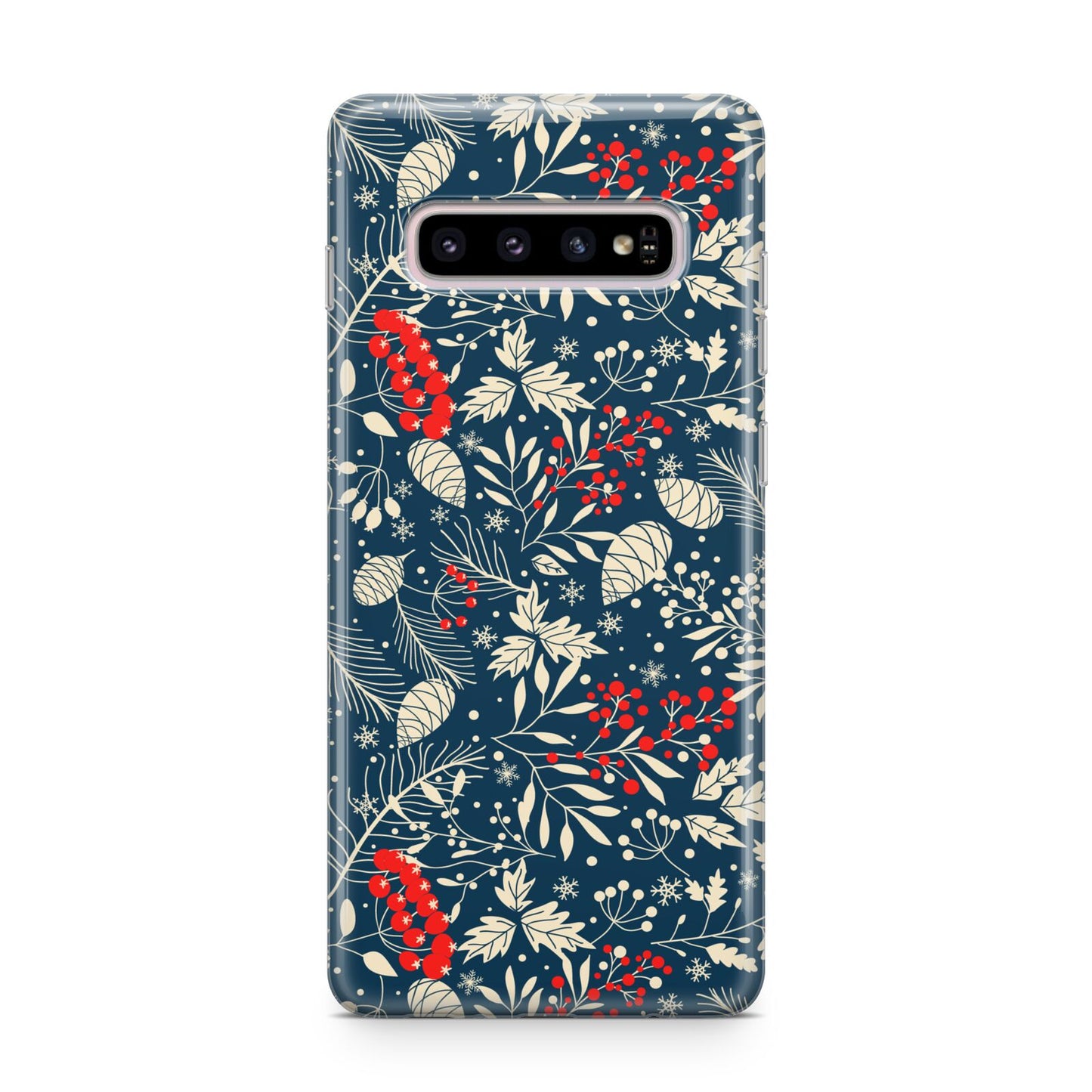 Christmas Floral Samsung Galaxy S10 Plus Case