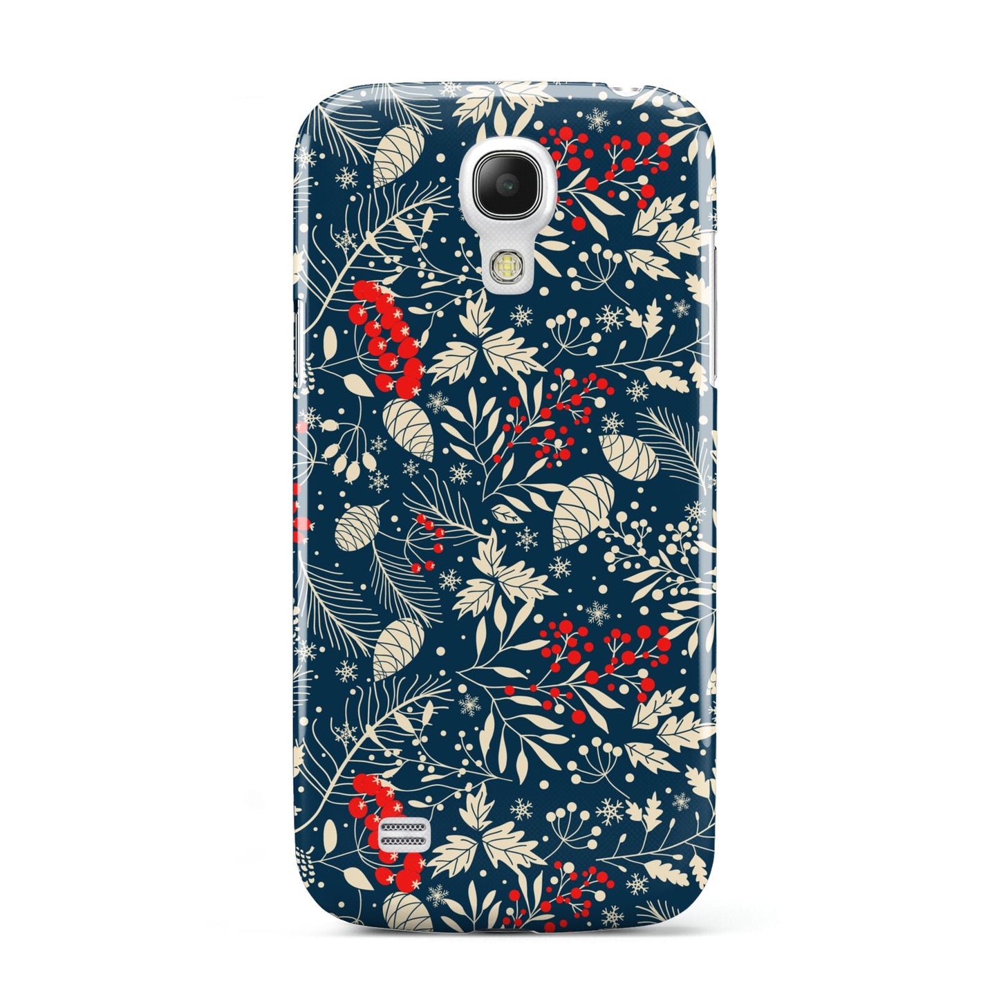 Christmas Floral Samsung Galaxy S4 Mini Case