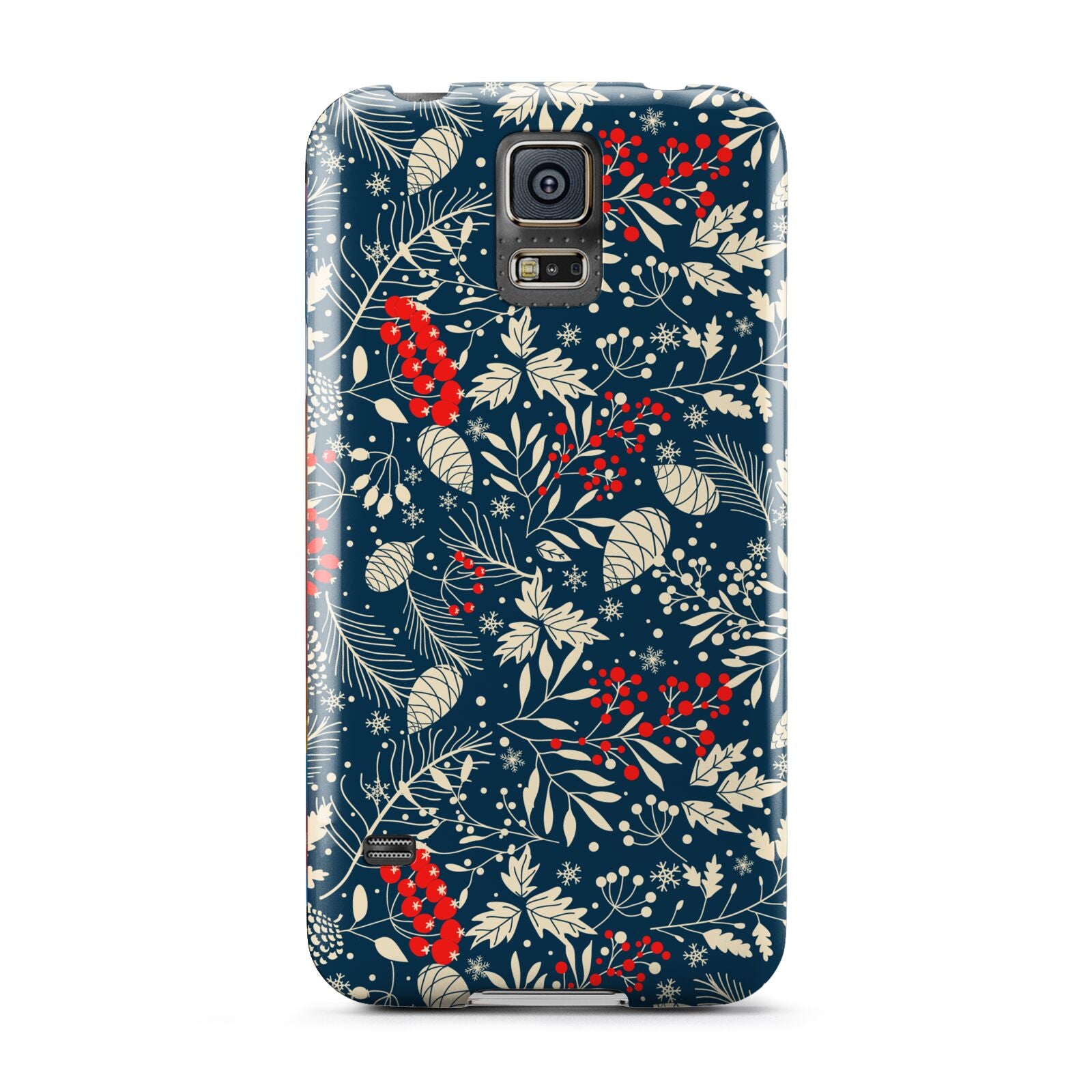 Christmas Floral Samsung Galaxy S5 Case