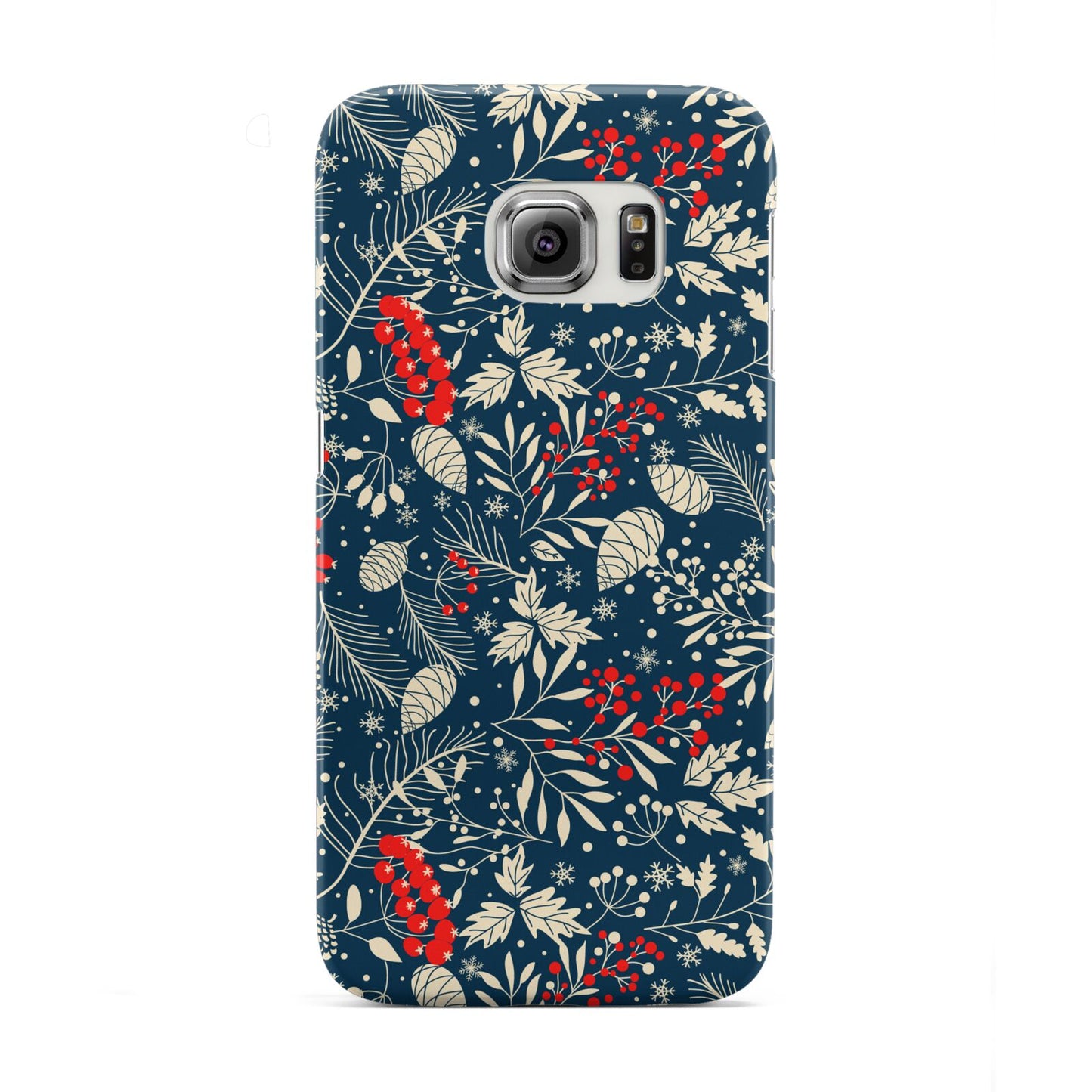 Christmas Floral Samsung Galaxy S6 Edge Case