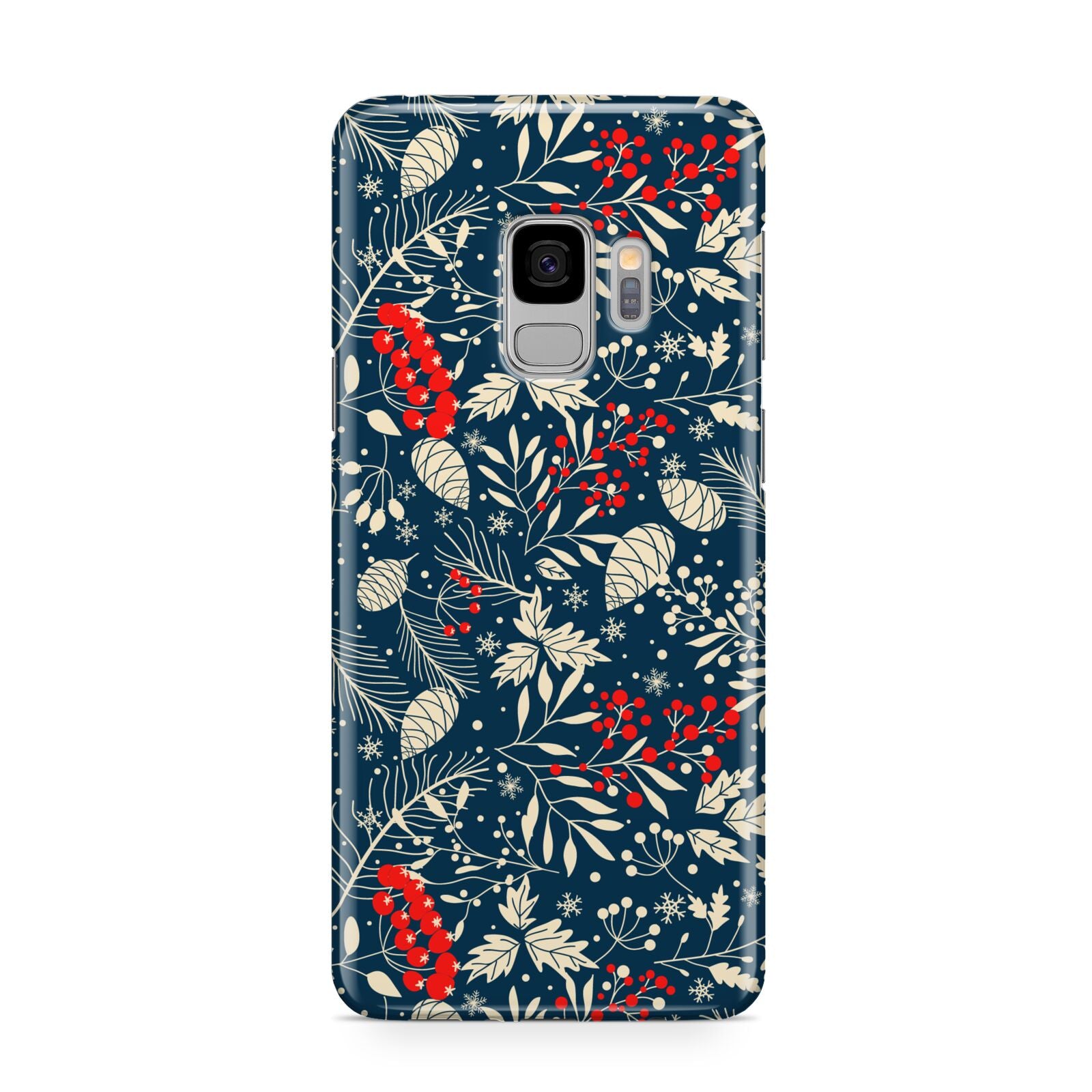 Christmas Floral Samsung Galaxy S9 Case