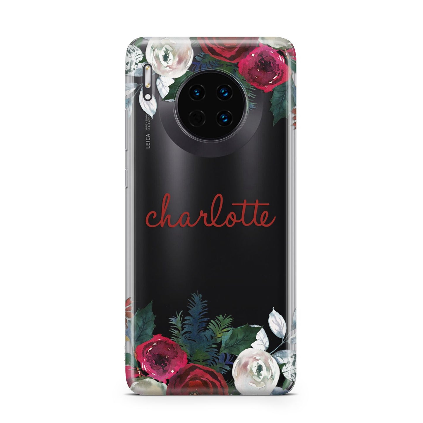 Christmas Flowers Personalised Huawei Mate 30