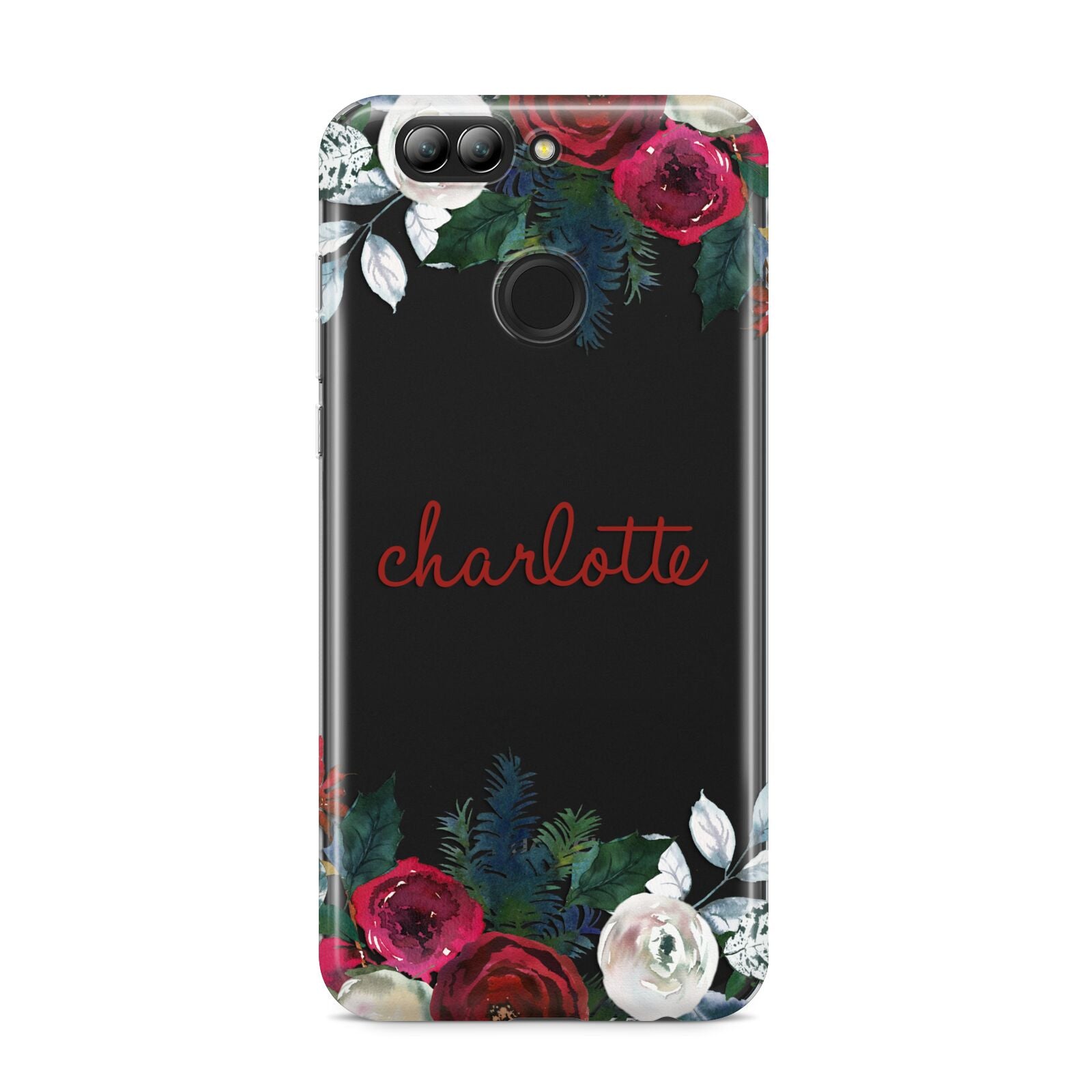 Christmas Flowers Personalised Huawei Nova 2s Phone Case