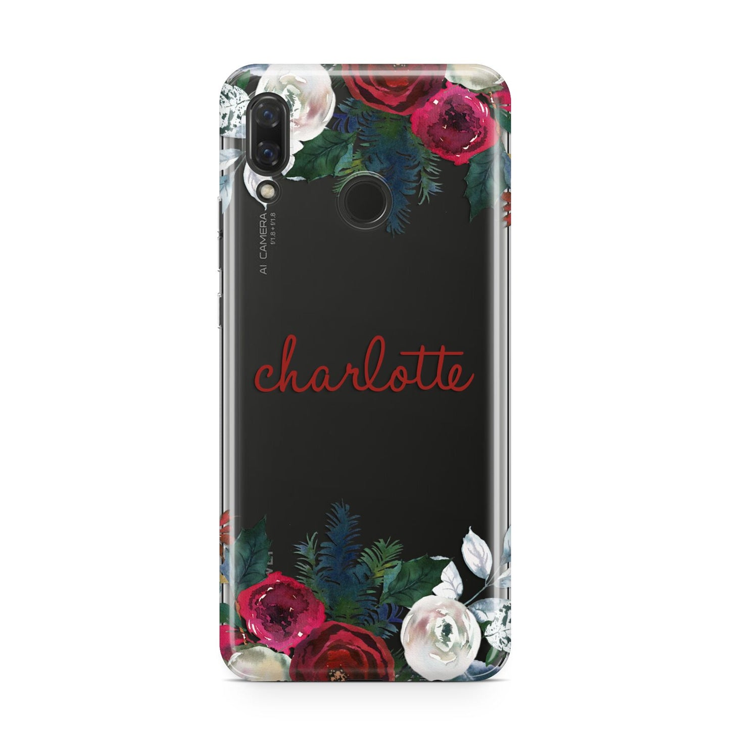 Christmas Flowers Personalised Huawei Nova 3 Phone Case