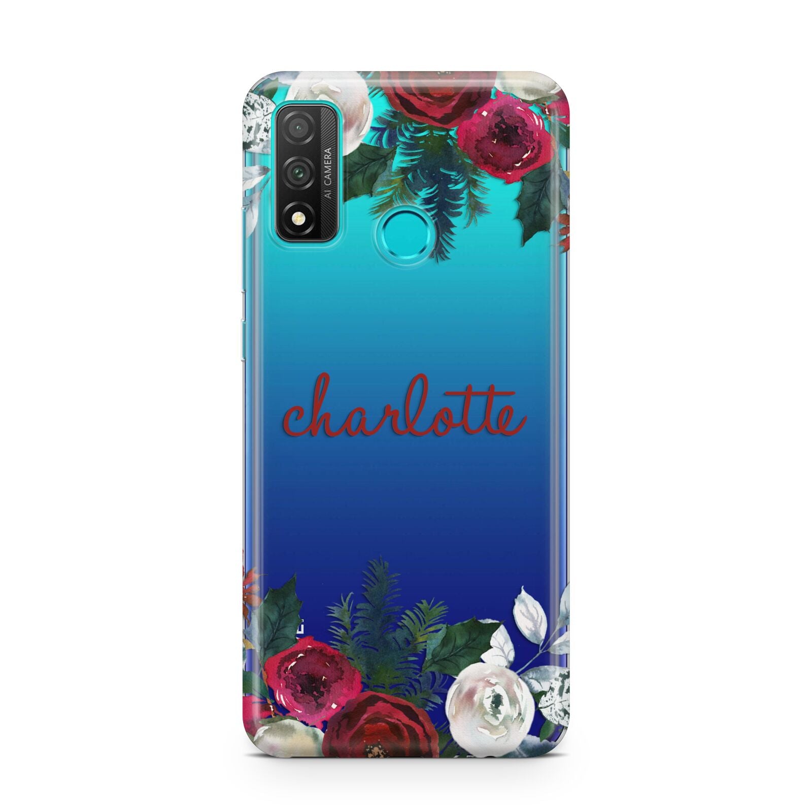 Christmas Flowers Personalised Huawei P Smart 2020