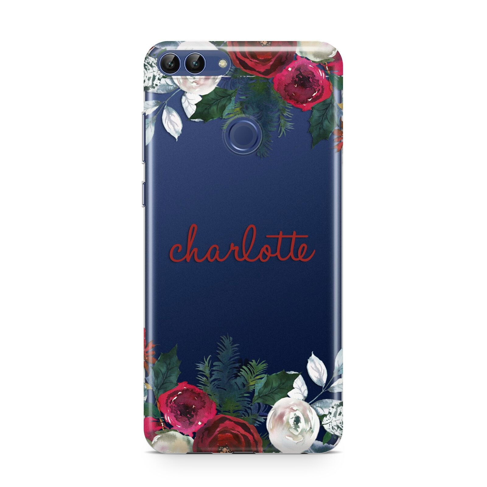 Christmas Flowers Personalised Huawei P Smart Case