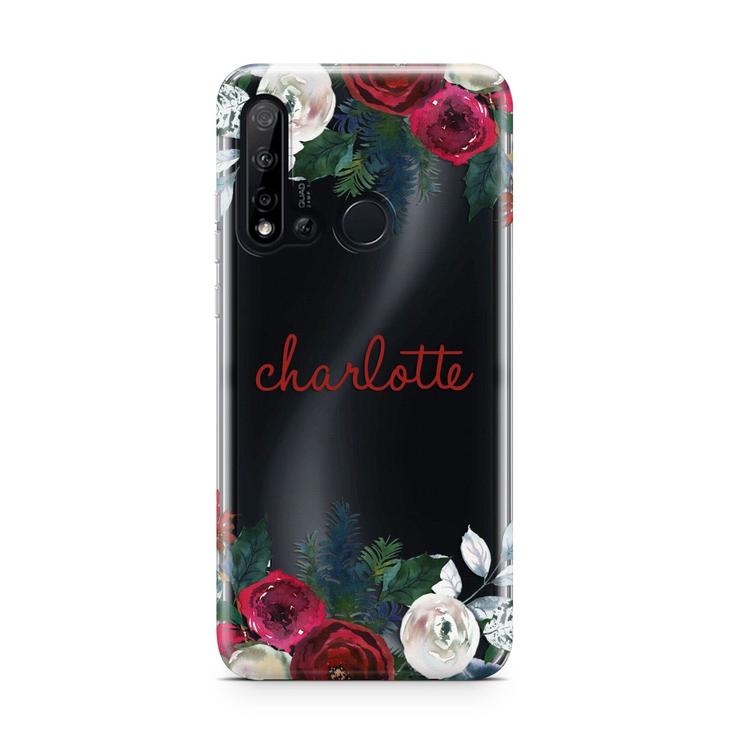 Christmas Flowers Personalised Huawei P20 Lite 5G Phone Case