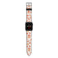 Christmas Gingerbread Apple Watch Strap with Silver Hardware