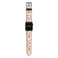 Christmas Gingerbread Apple Watch Strap with Space Grey Hardware