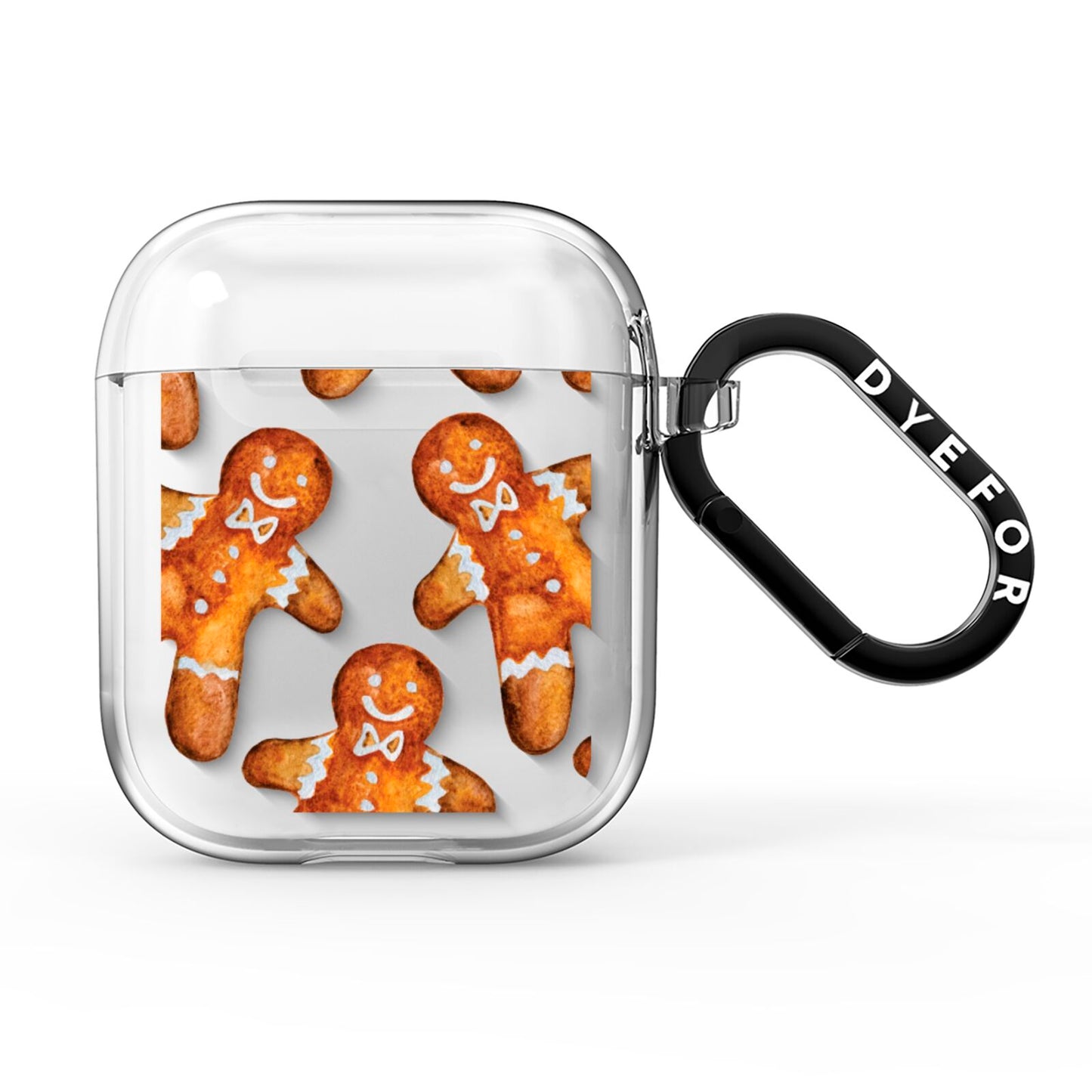 Christmas Gingerbread Man AirPods Clear Case