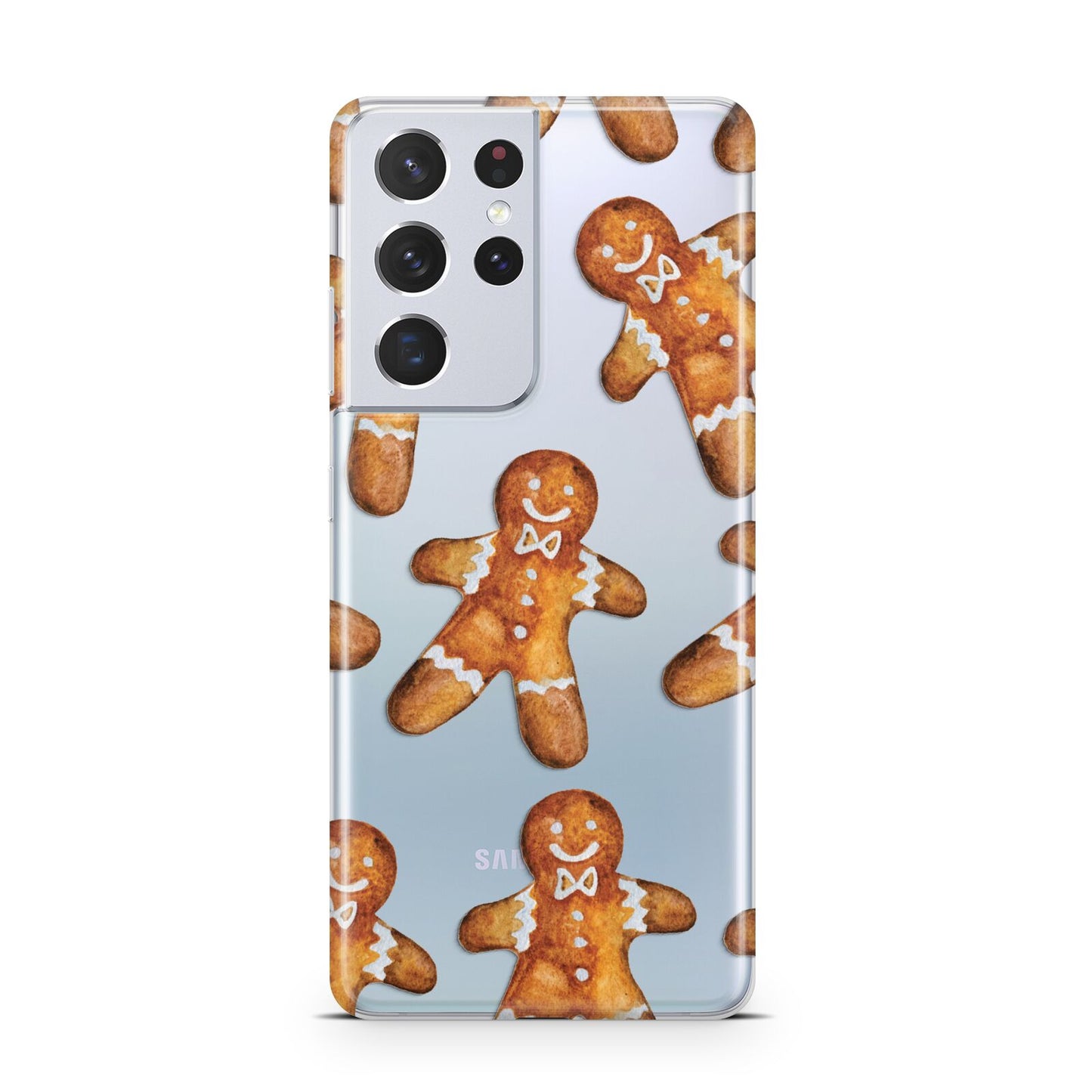 Christmas Gingerbread Man Samsung S21 Ultra Case