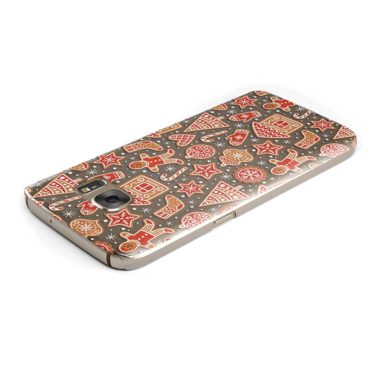 Christmas Gingerbread Samsung Galaxy Case Top Cutout