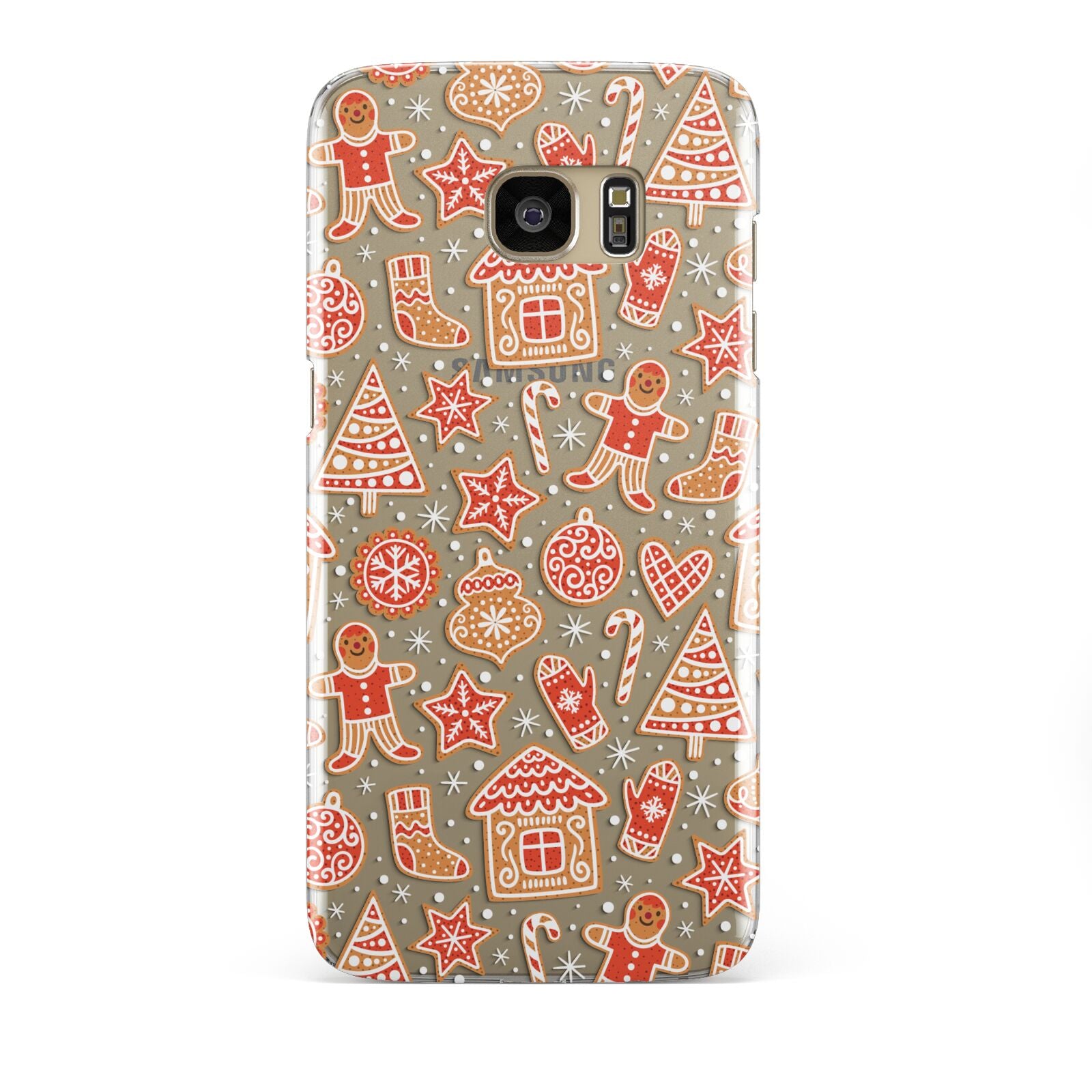 Christmas Gingerbread Samsung Galaxy S7 Edge Case