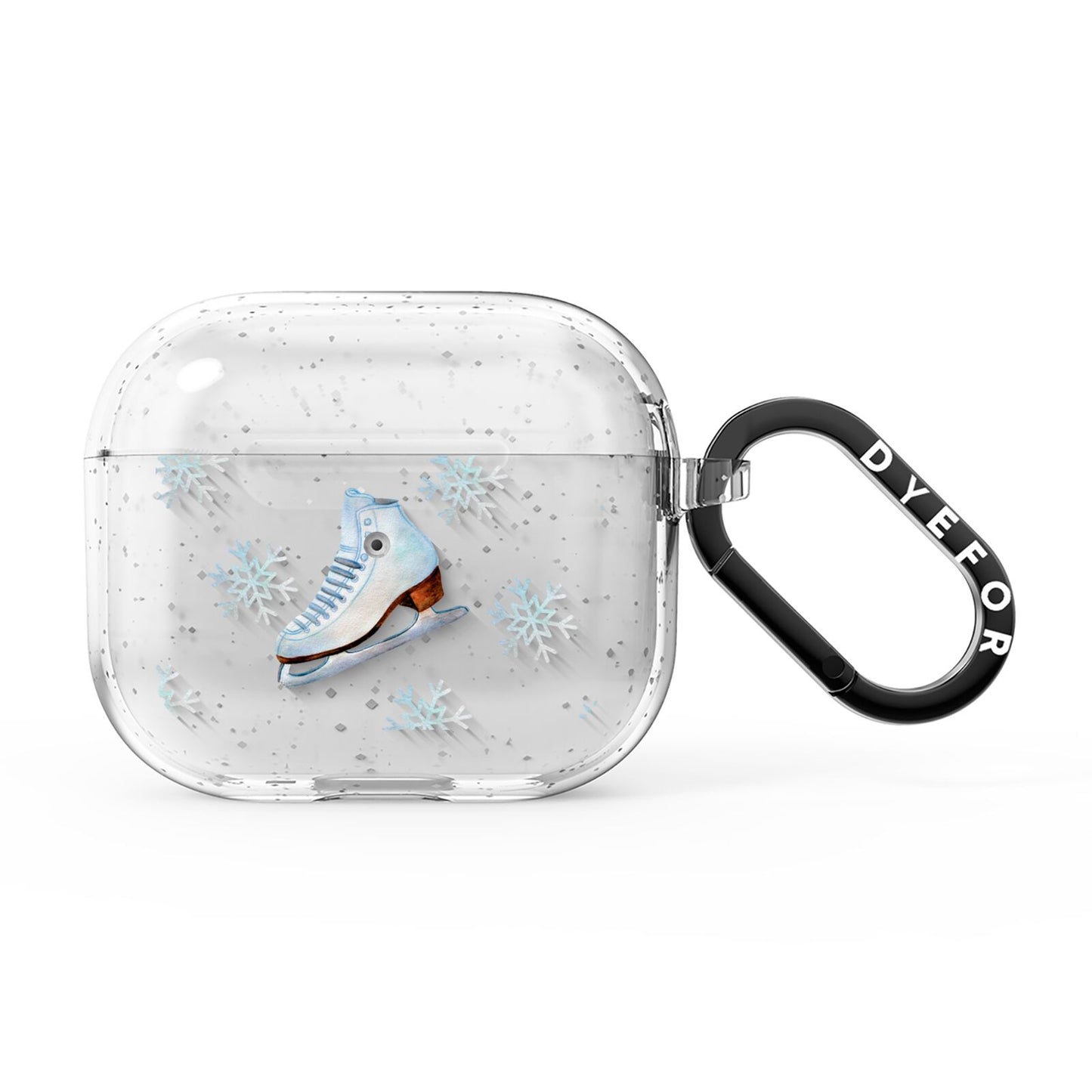 Christmas Ice Skates AirPods Glitter Case 3rd Gen