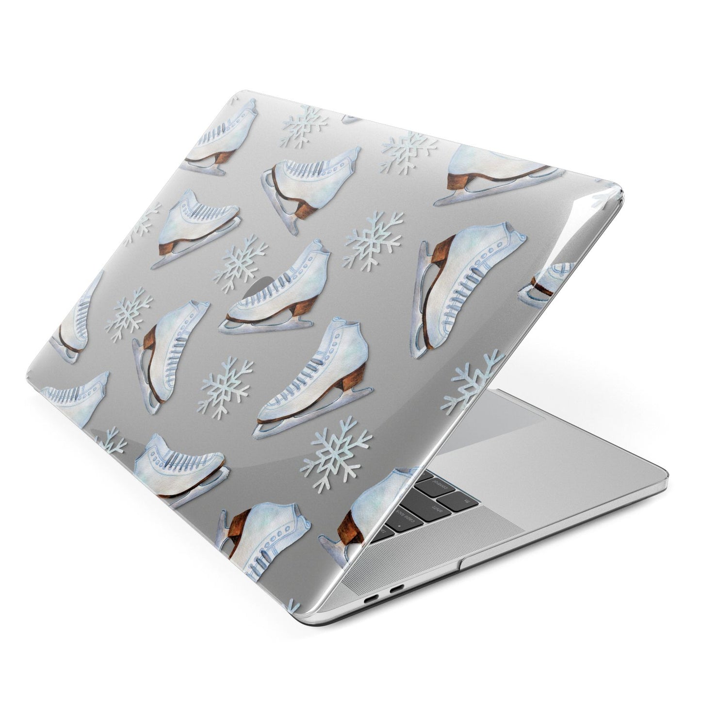 Christmas Ice Skates Apple MacBook Case Side View