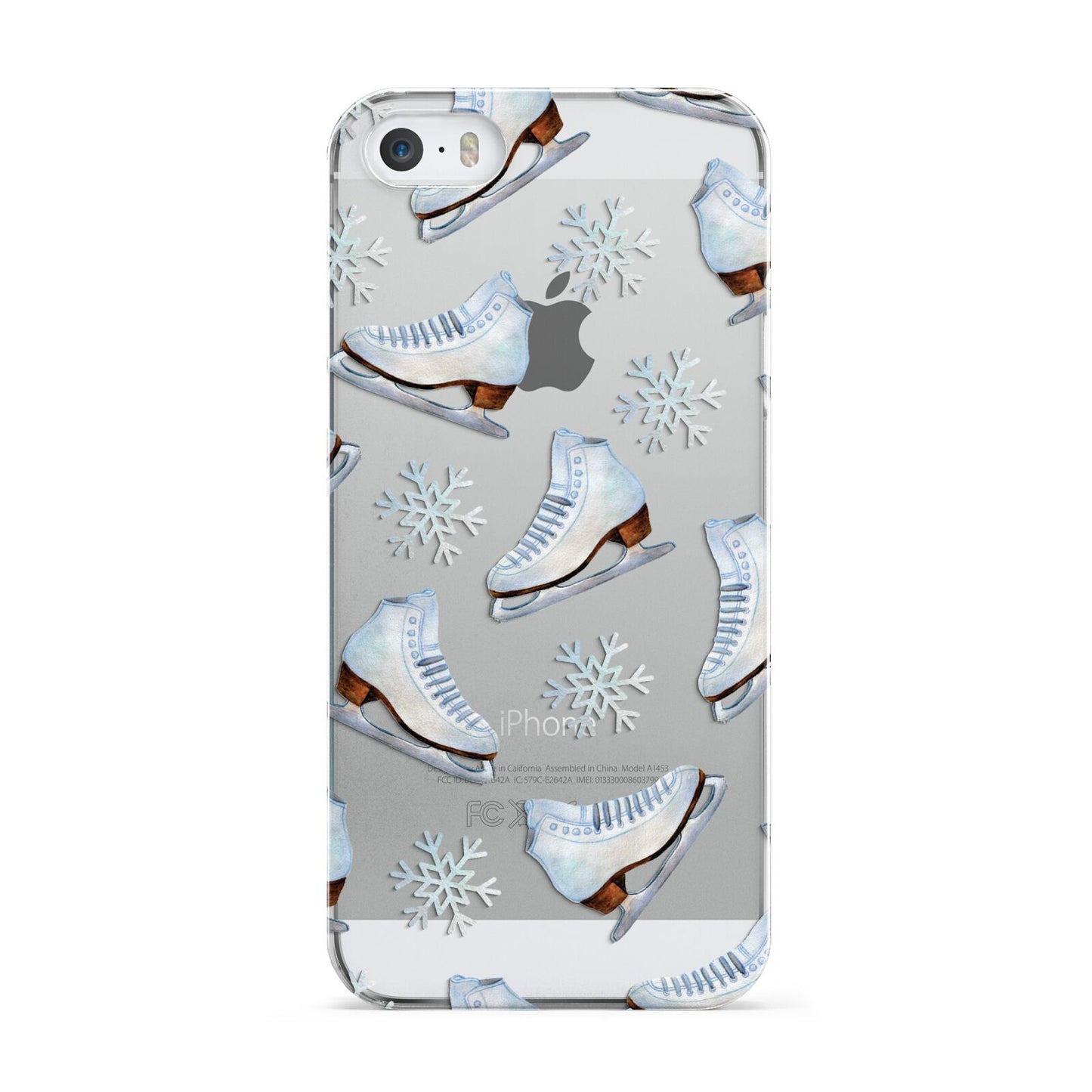 Christmas Ice Skates Apple iPhone 5 Case