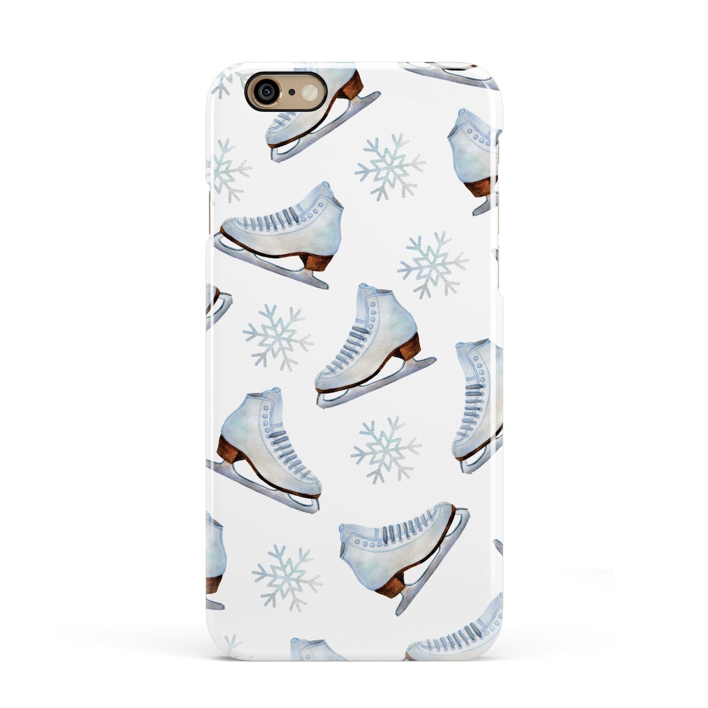 Christmas Ice Skates Apple iPhone 6 3D Snap Case