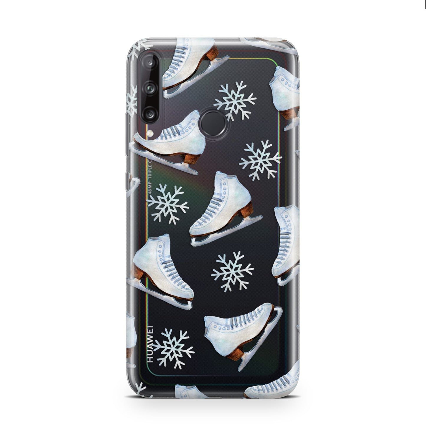 Christmas Ice Skates Huawei P40 Lite E Phone Case