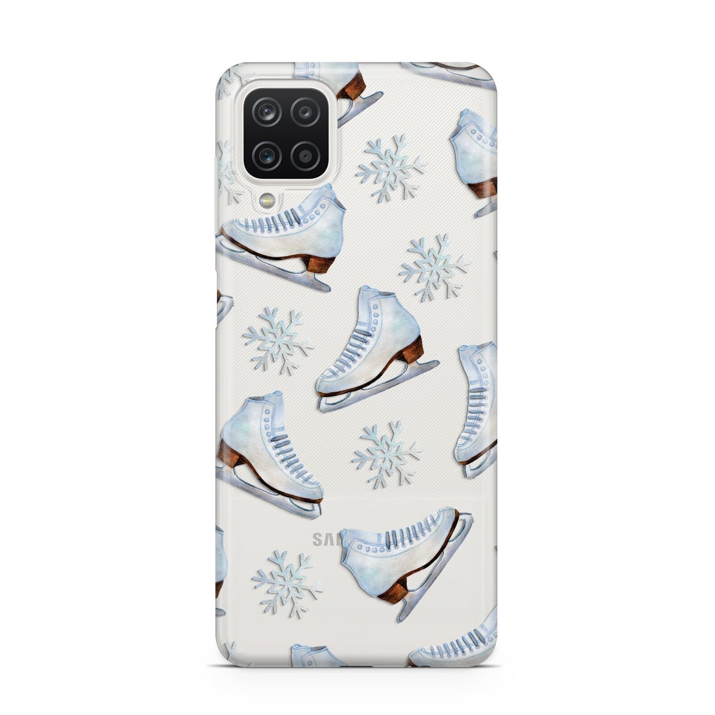 Christmas Ice Skates Samsung A12 Case