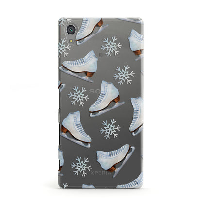 Christmas Ice Skates Sony Xperia Case