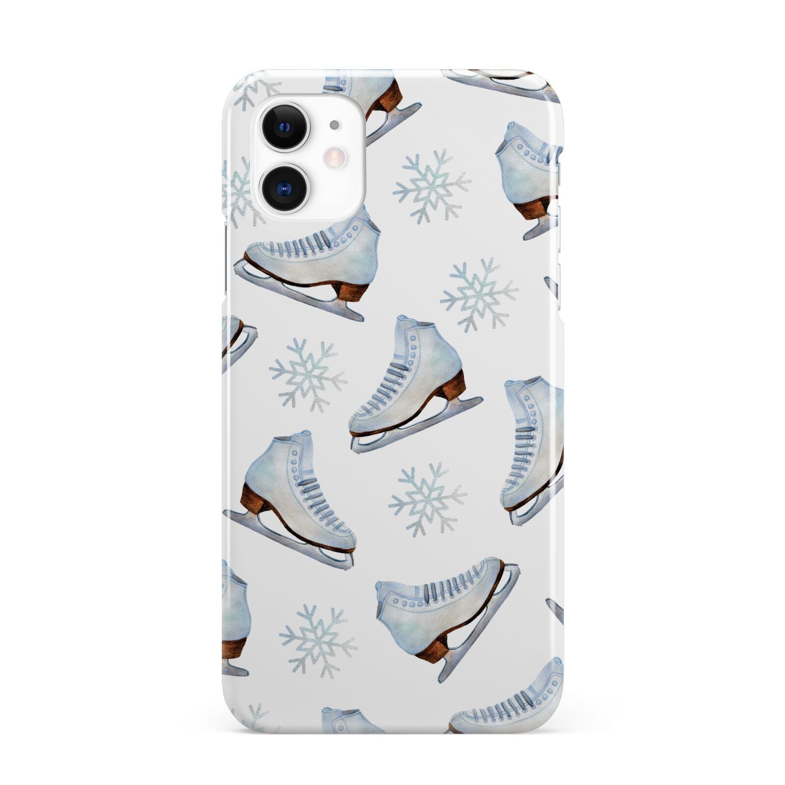 Christmas Ice Skates iPhone Case Dyefor