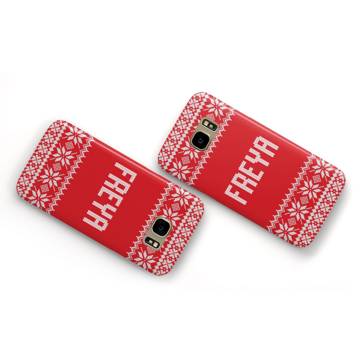 Christmas Jumper Samsung Galaxy Case Flat Overview