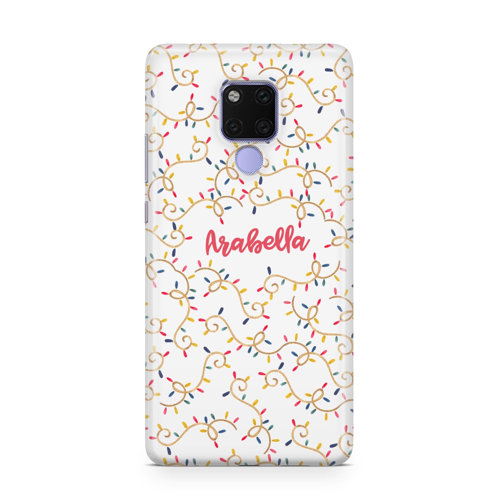 Christmas Lights Pattern Custom Huawei Mate 20X Phone Case