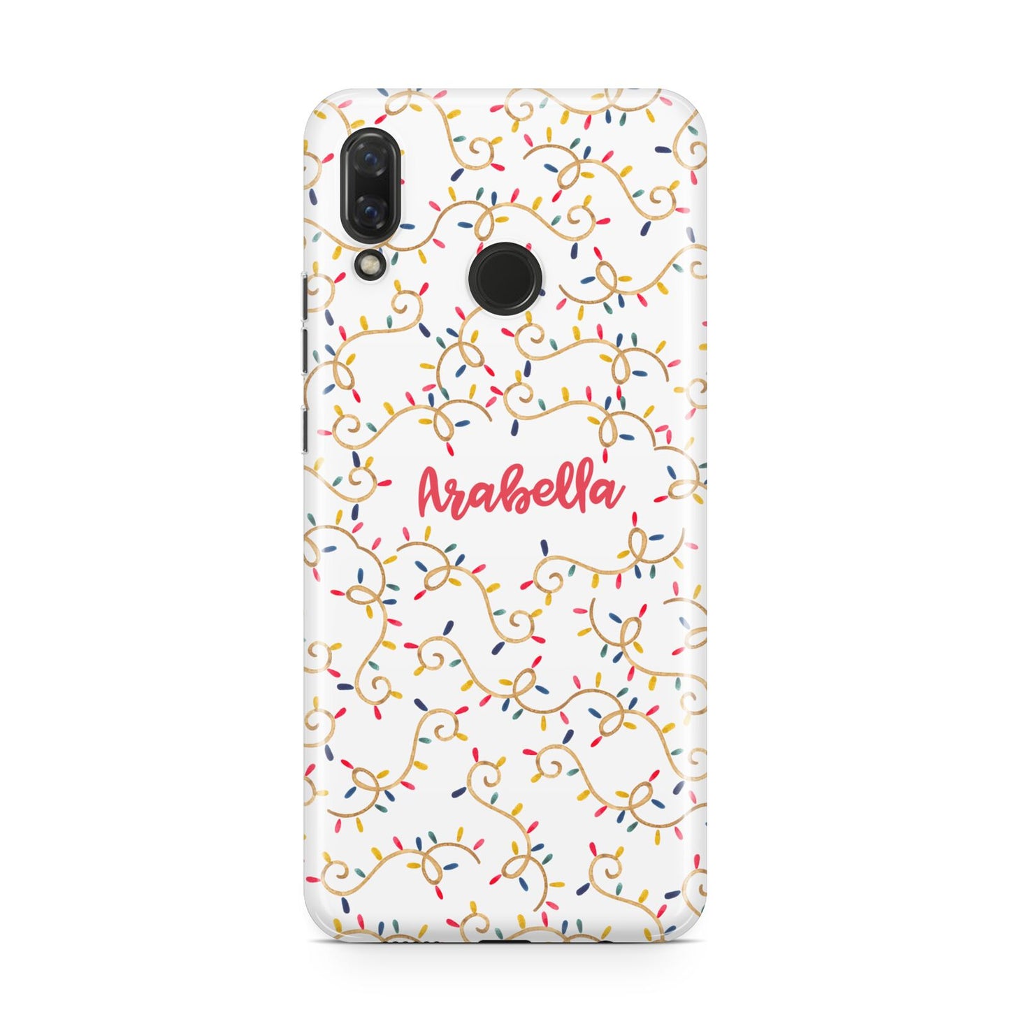 Christmas Lights Pattern Custom Huawei Nova 3 Phone Case