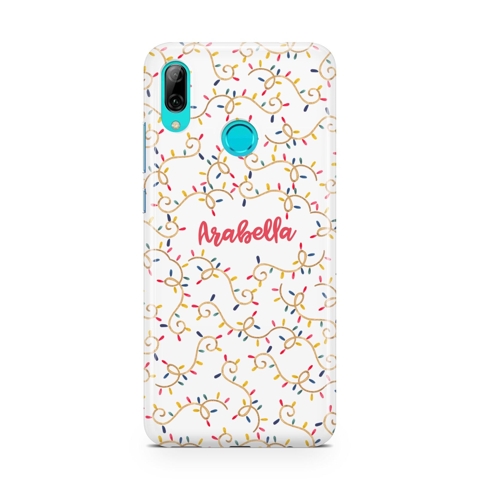 Christmas Lights Pattern Custom Huawei P Smart 2019 Case