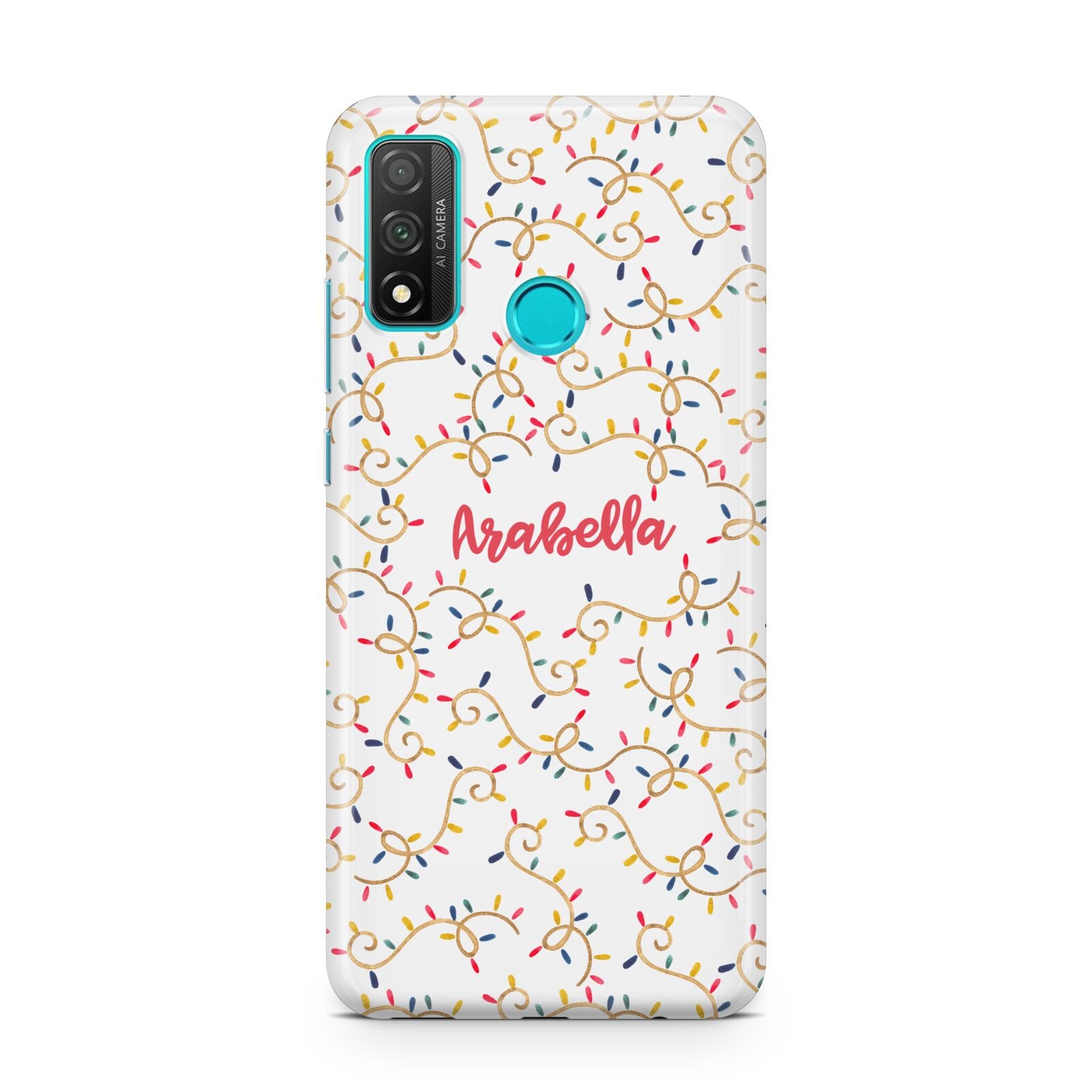 Christmas Lights Pattern Custom Huawei P Smart 2020