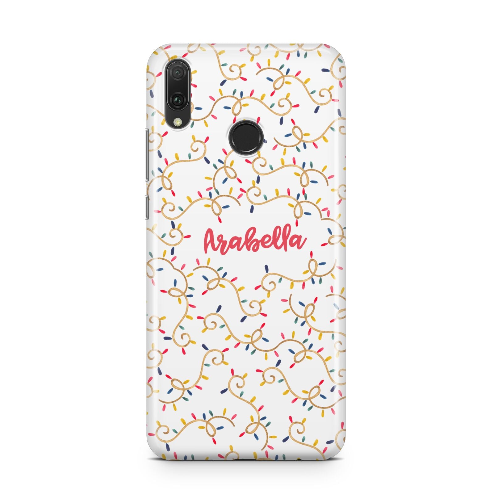 Christmas Lights Pattern Custom Huawei Y9 2019