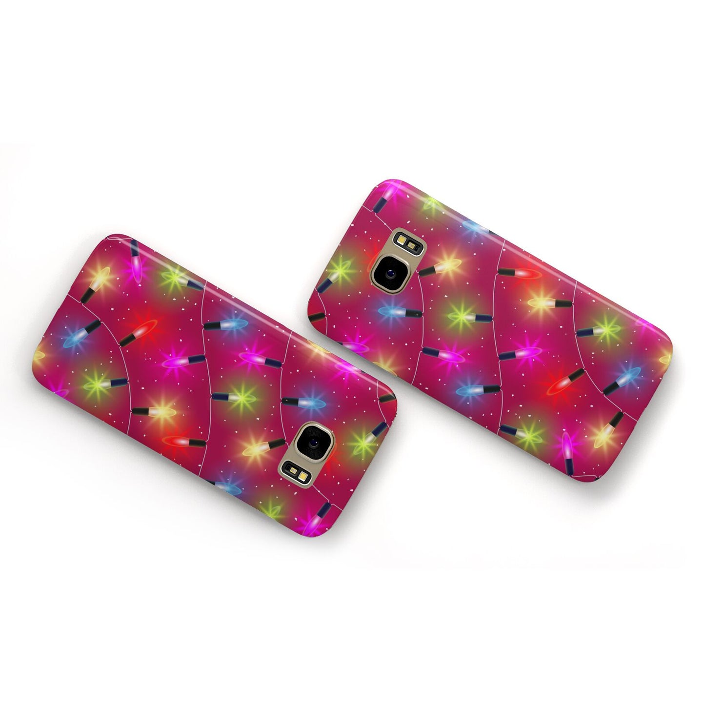 Christmas Lights Samsung Galaxy Case Flat Overview