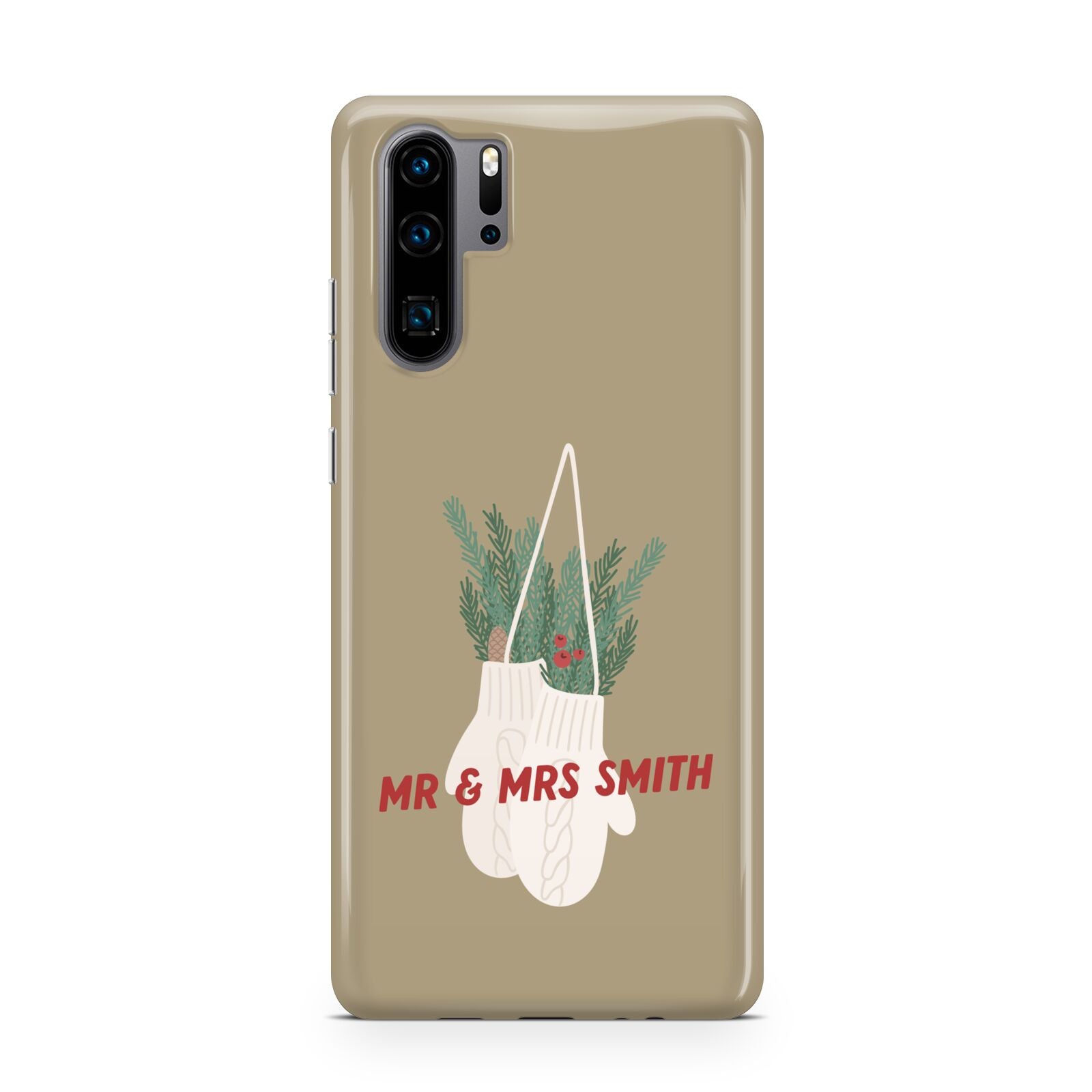 Christmas Mittens Pattern Huawei P30 Pro Phone Case