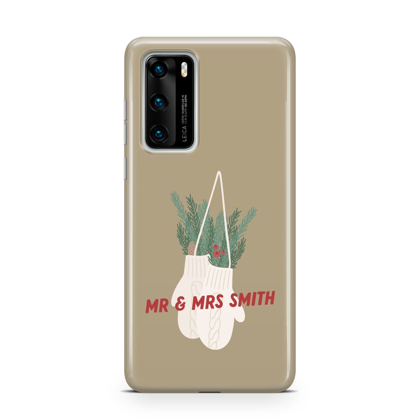 Christmas Mittens Pattern Huawei P40 Phone Case