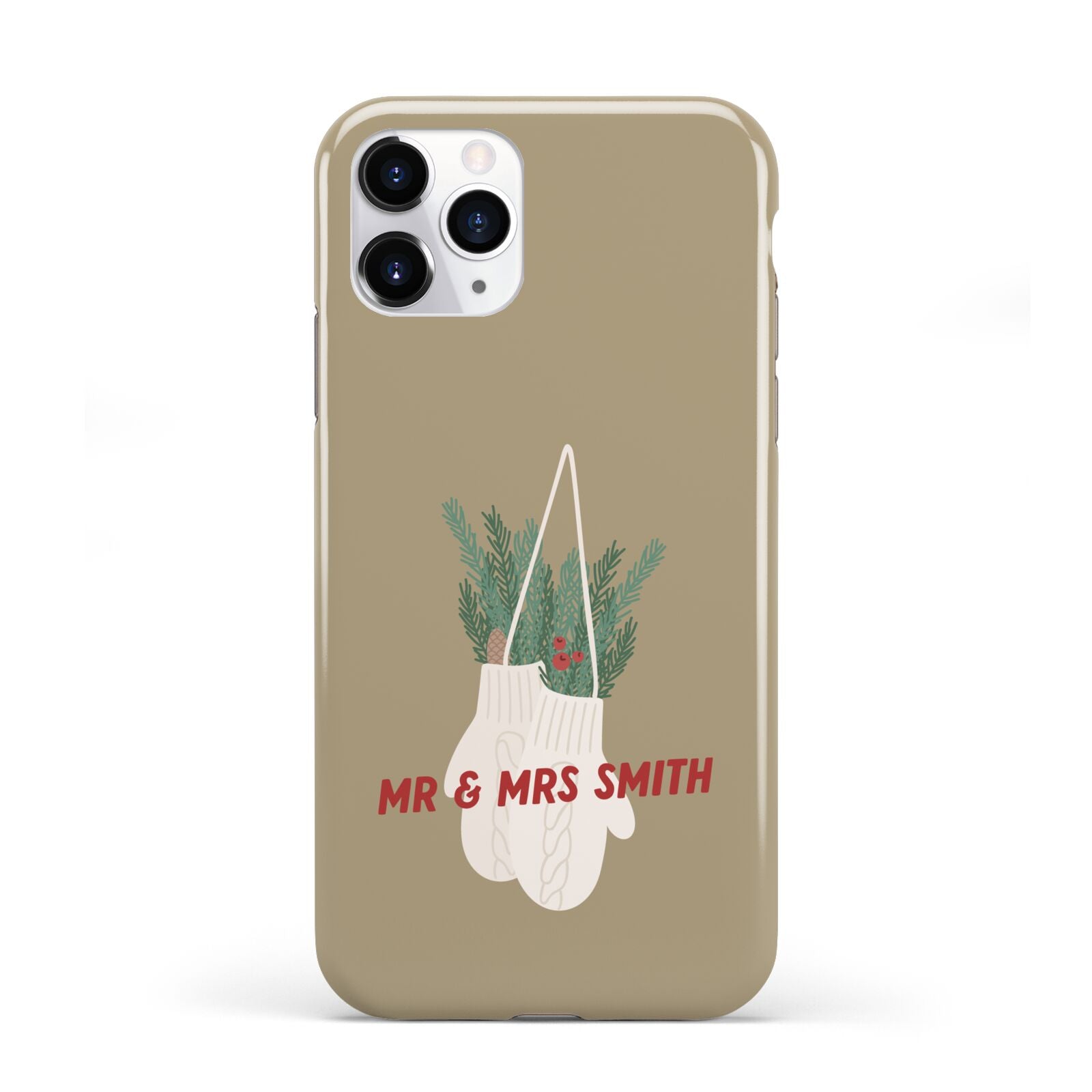 Christmas Mittens Pattern iPhone 11 Pro 3D Tough Case