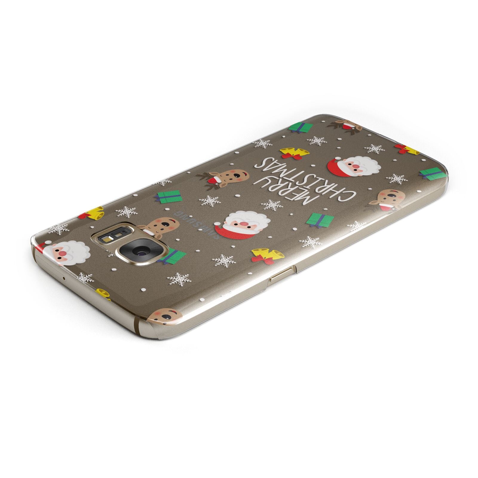 Christmas Pattern Samsung Galaxy Case Top Cutout