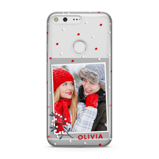 Christmas Personalised Photo Google Pixel Case