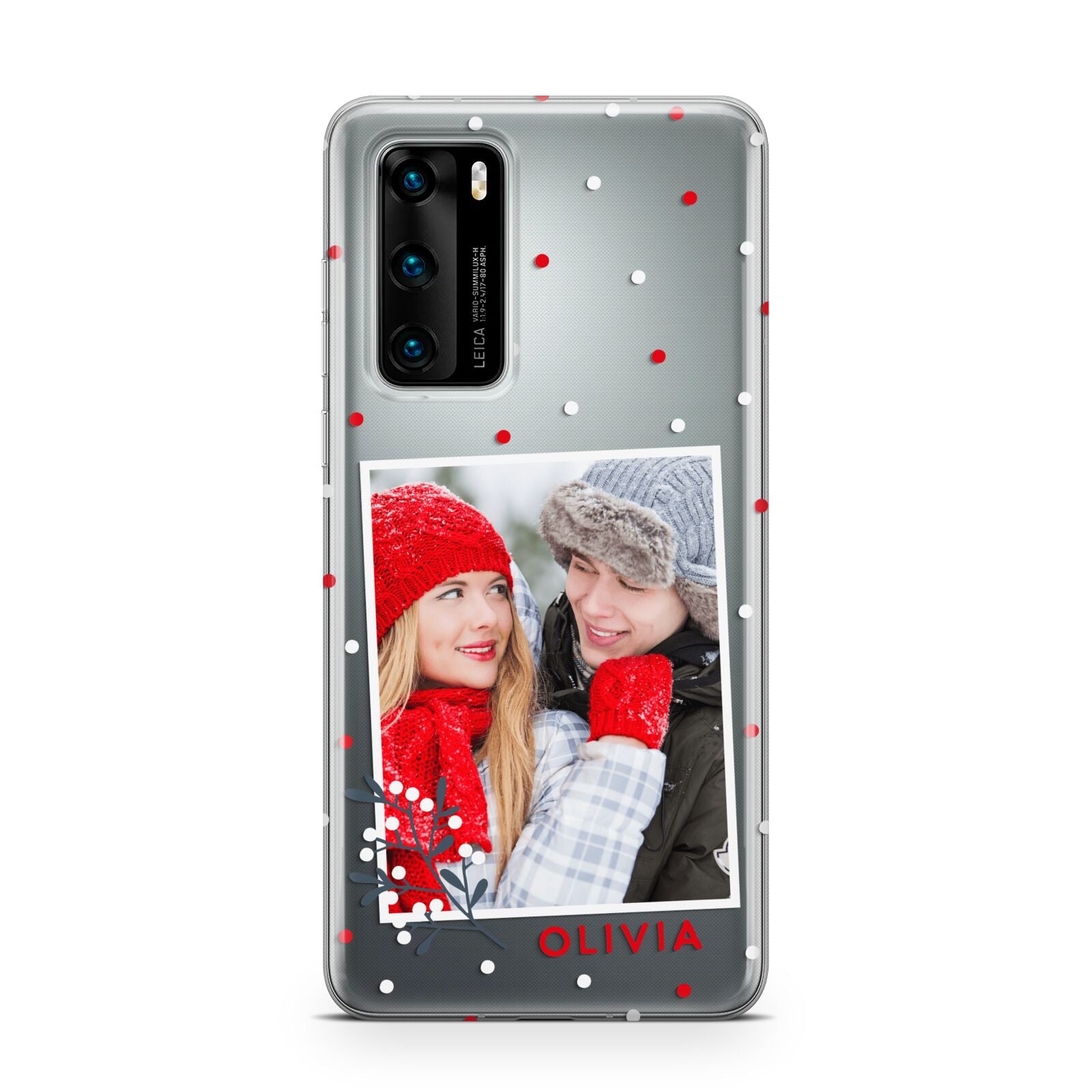 Christmas Personalised Photo Huawei P40 Phone Case