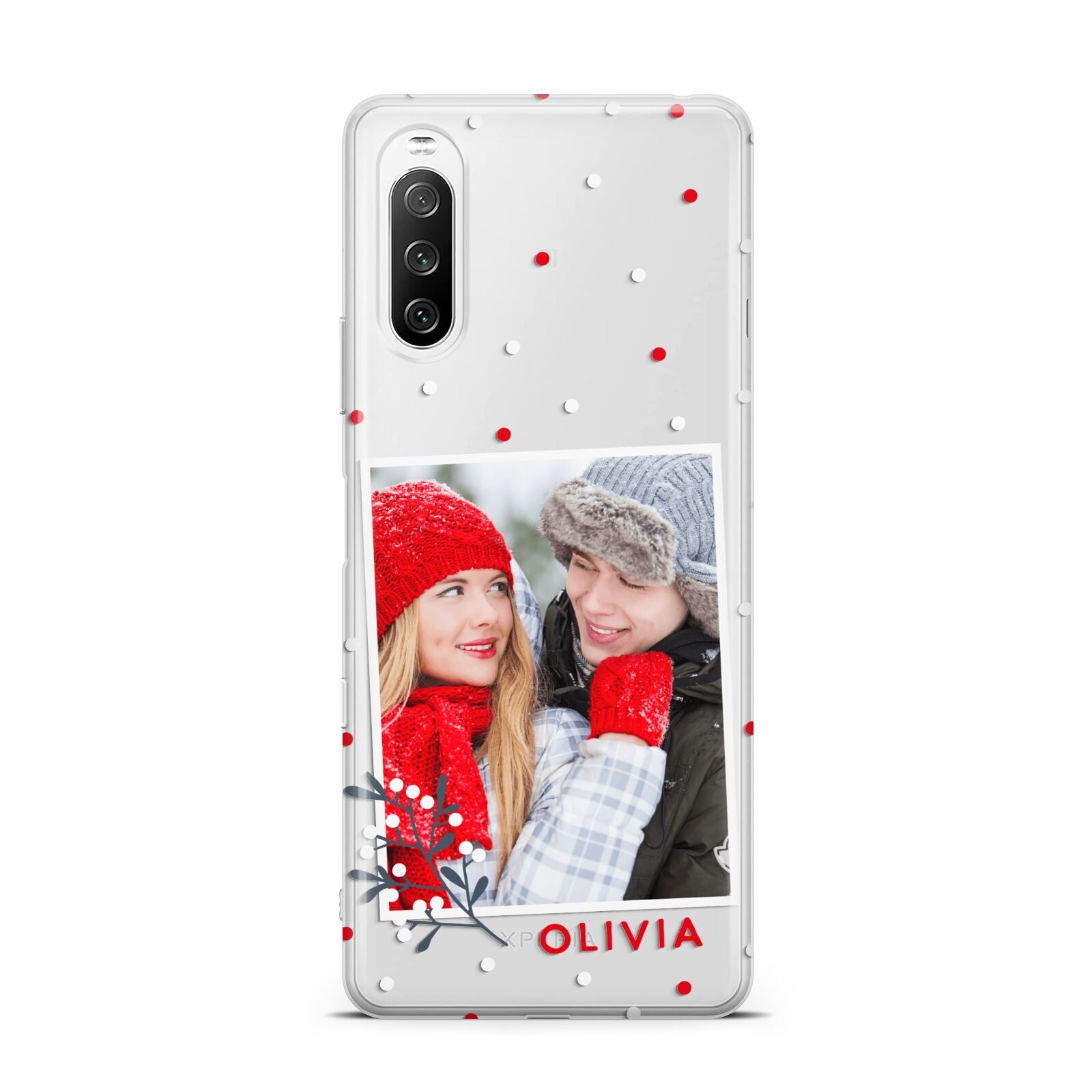 Christmas Personalised Photo Sony Xperia 10 III Case