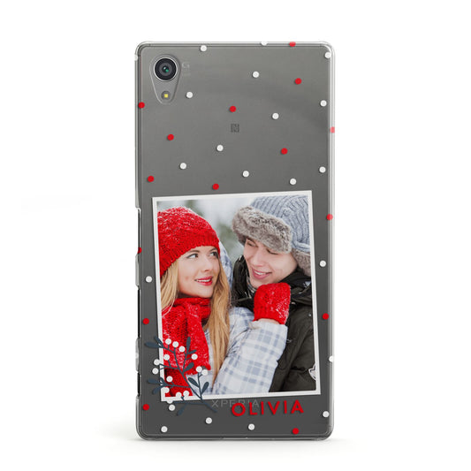 Christmas Personalised Photo Sony Xperia Case